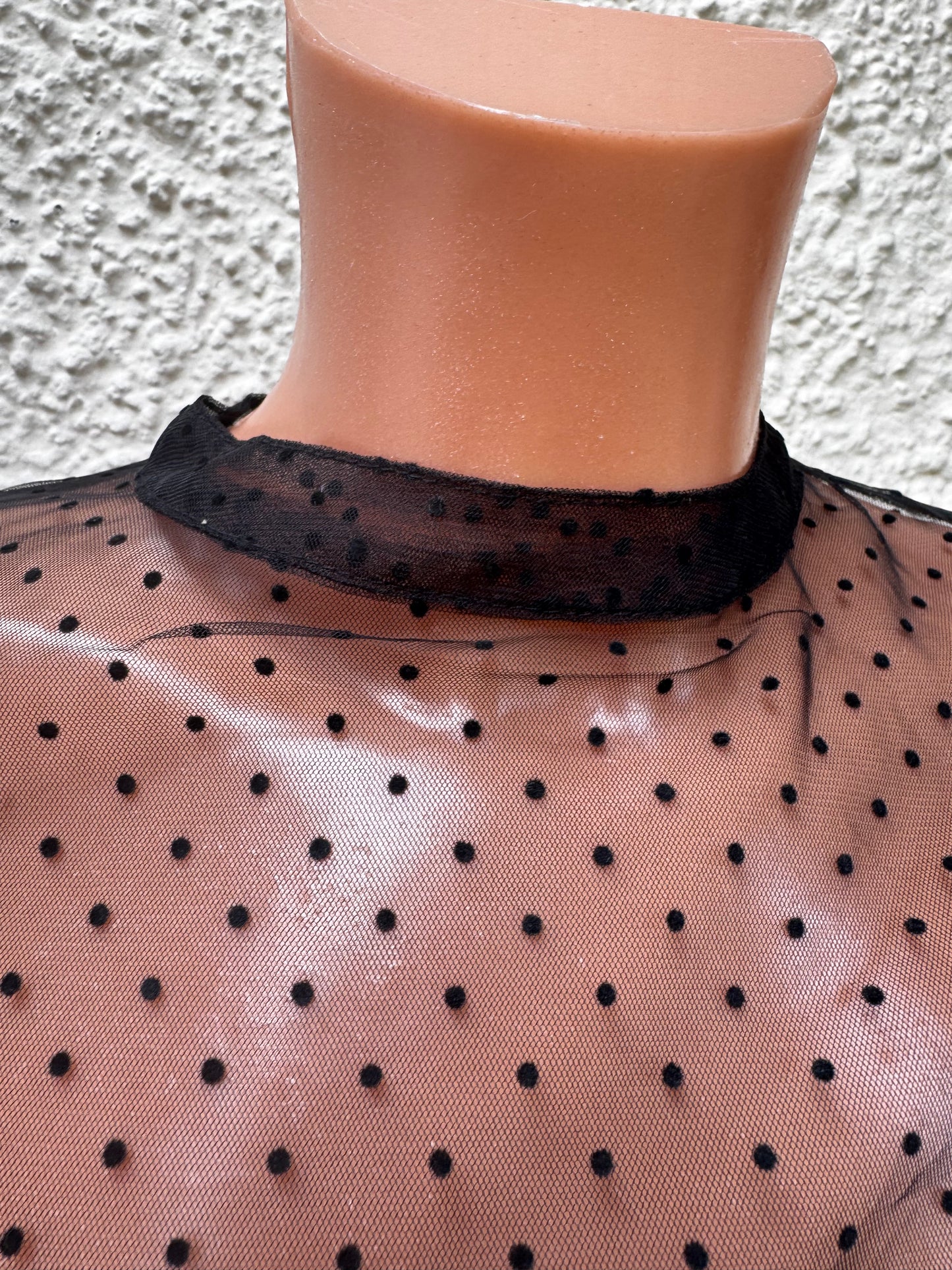Dirndlbluse, Spieth & Wensky, Eduarda, transparent, schwarz, langarm