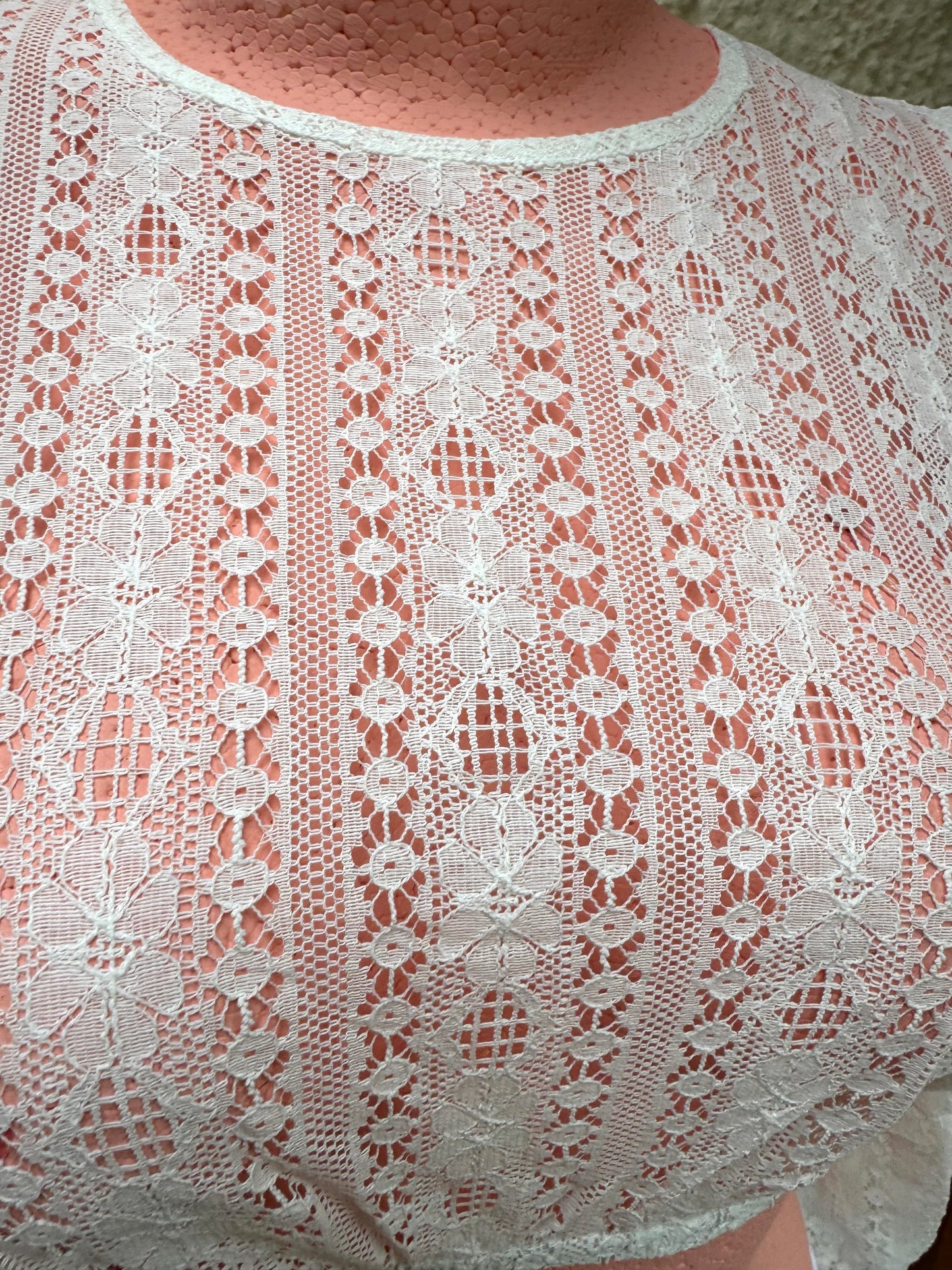 Dirndlbluse Krüger Madl, Inara, hochgeschlossen, Spitze