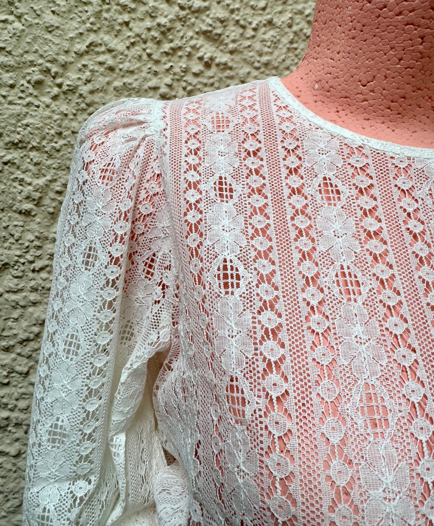 Dirndlbluse Krüger Madl, Inara, hochgeschlossen, Spitze