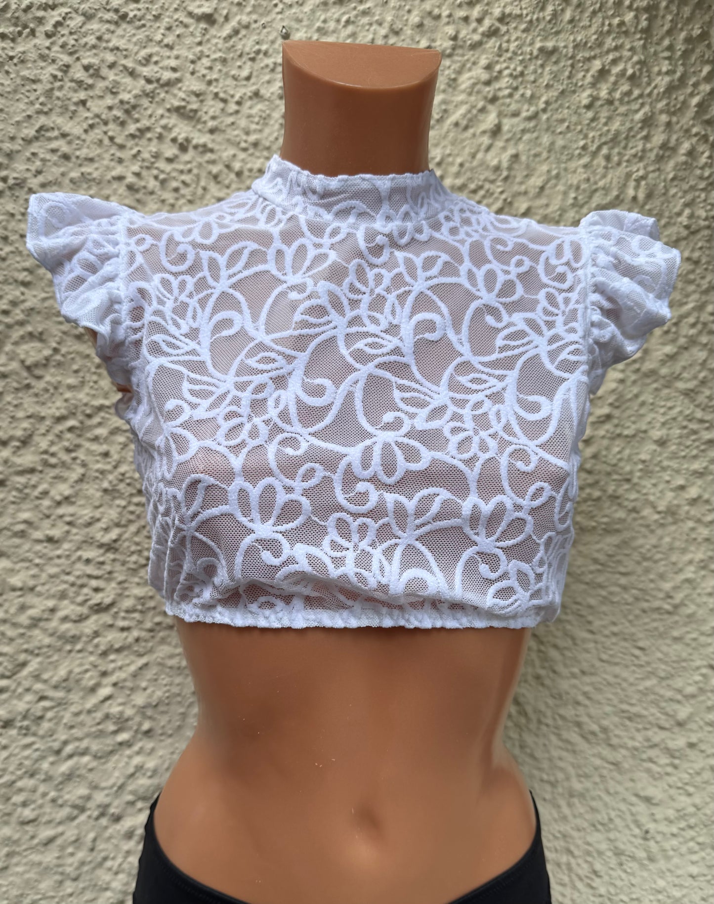 Dirndlbluse Nina von C., Chiara, weiß, Flügelärmel
