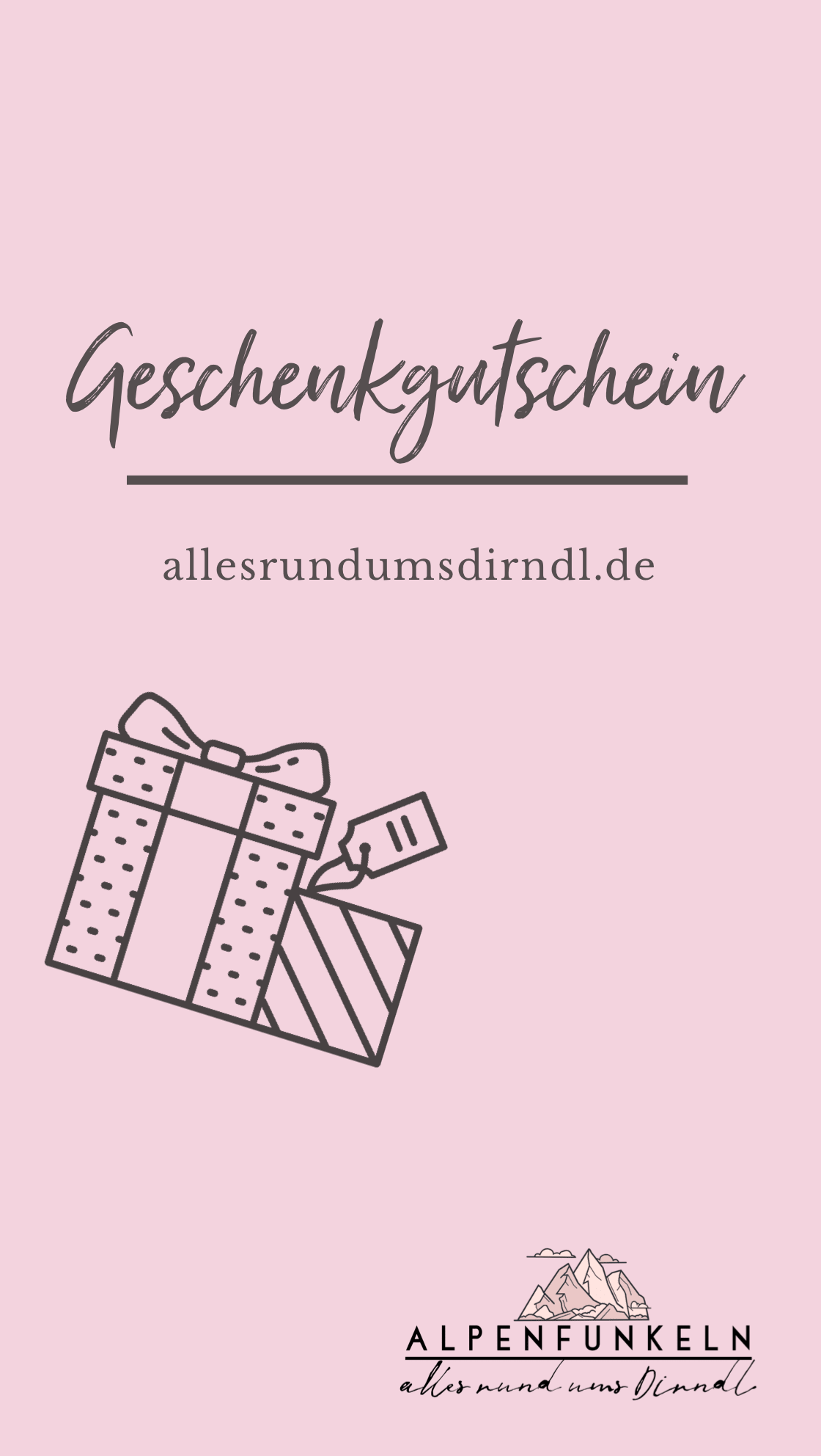 Alpenfunkeln Geschenkgutschein Geschenkgutschein Alpenfunkeln