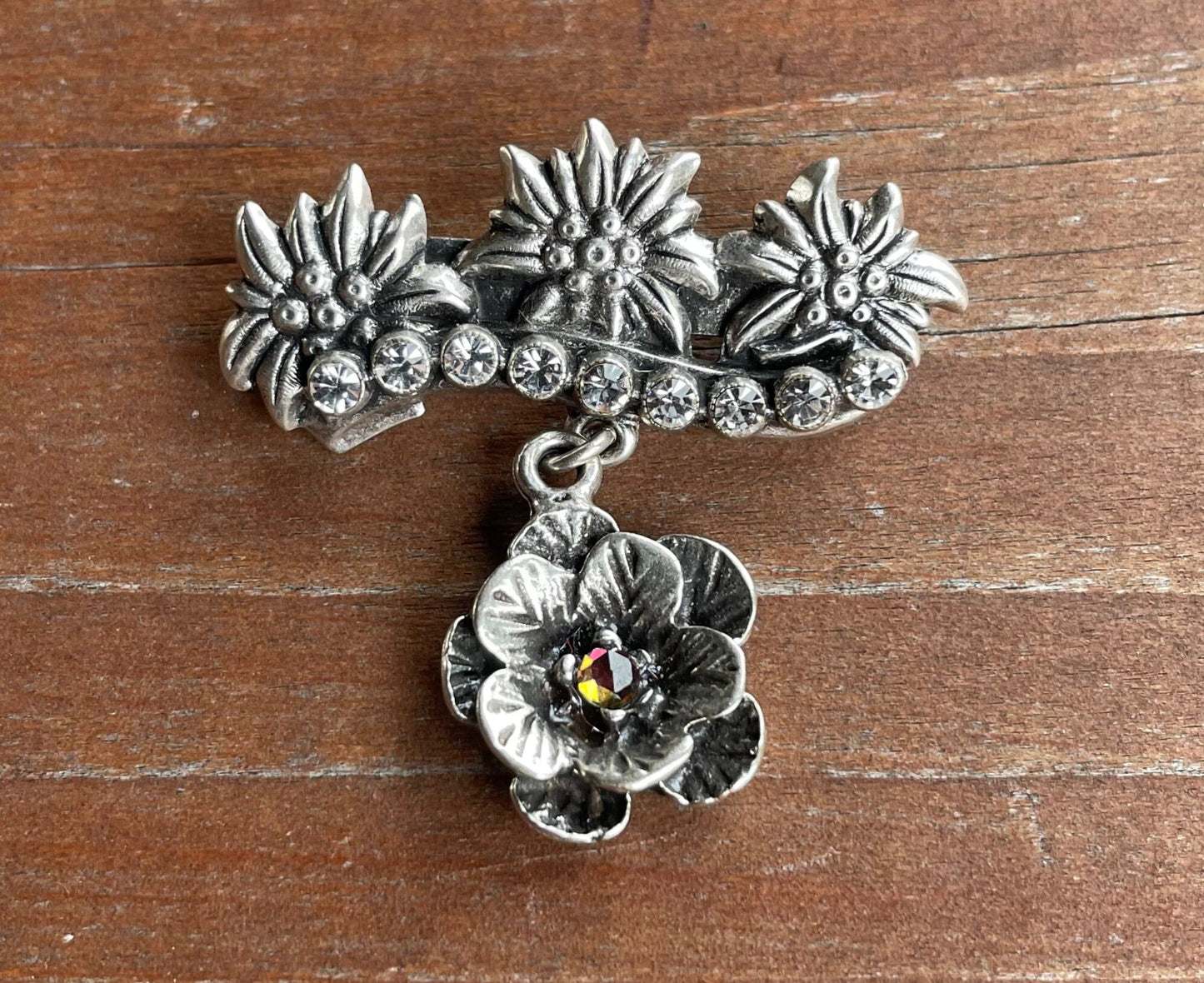 Anstecknadel Anstecker Edelweiß, Blüte Anstecker Alpenwahn