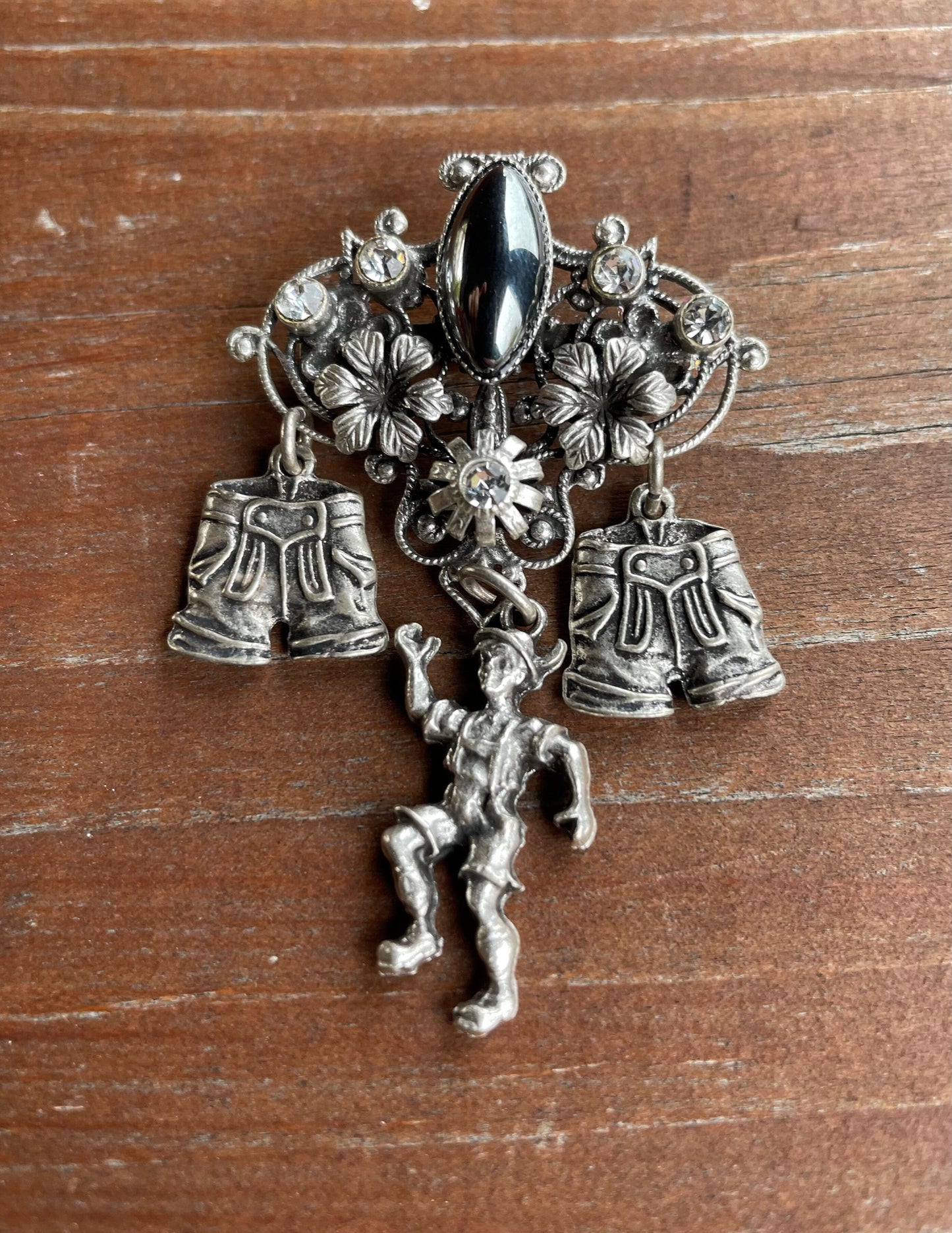 Anstecknadel Anstecker Lederhosen Trachtler Anstecker Alpenwahn