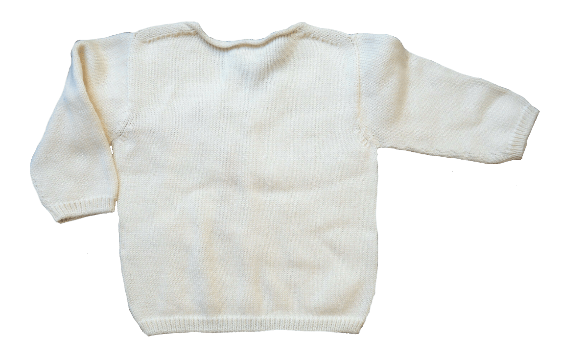 Baby Madljacke, Adelheid, Glückspilz, weiß, Wolljacke Kinderjacke Adelheid