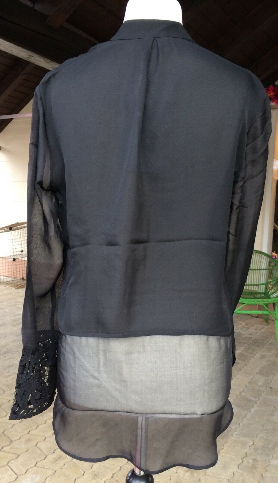 Bluse, Shirt, Sportalm, Niley, schwarz, langarm Bluse Sportalm