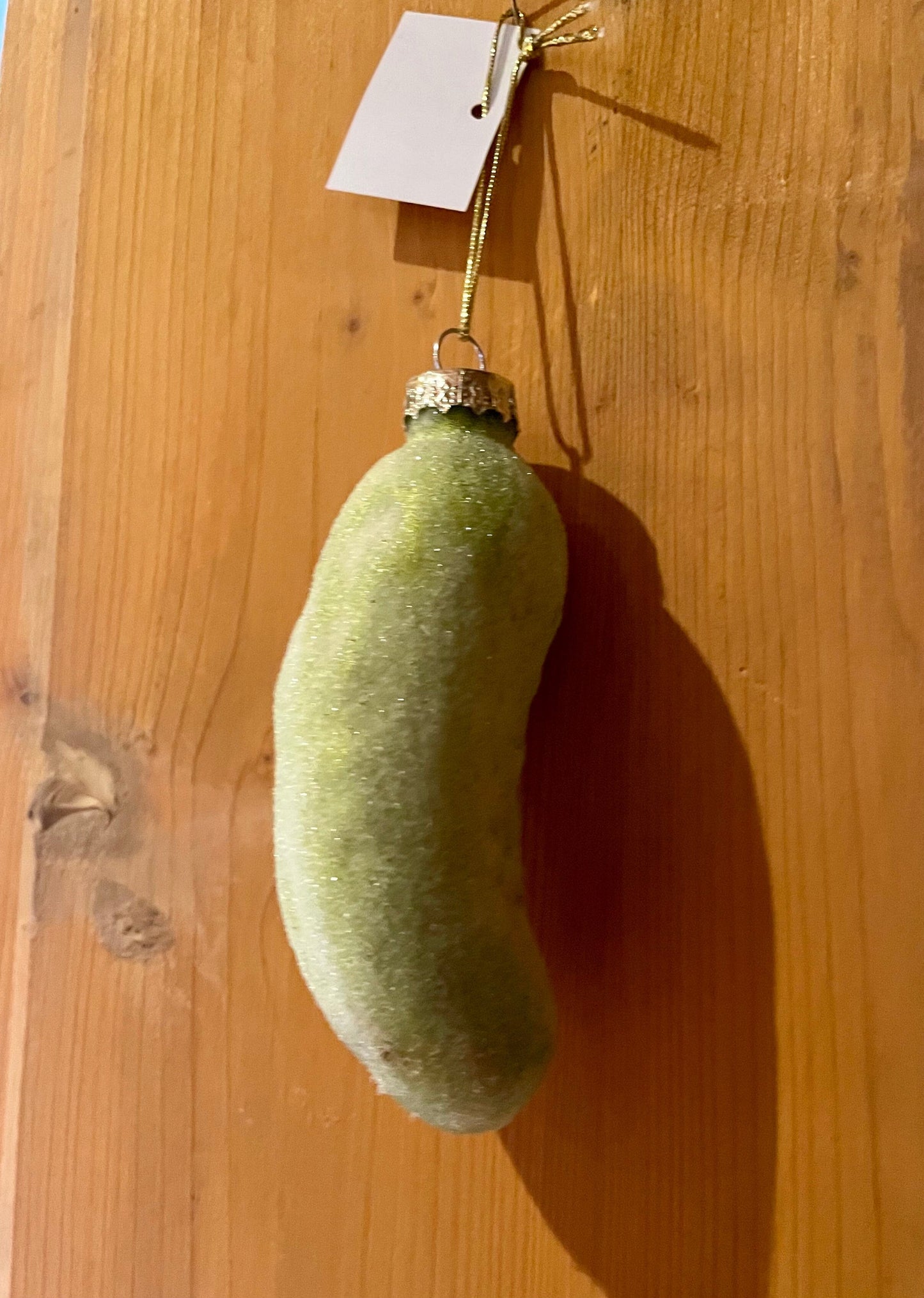 Christbaum Kugel, Weihnachtsschmuck, Gurke matt Weihnachtsgurke Weihnachten Alpenfunkeln