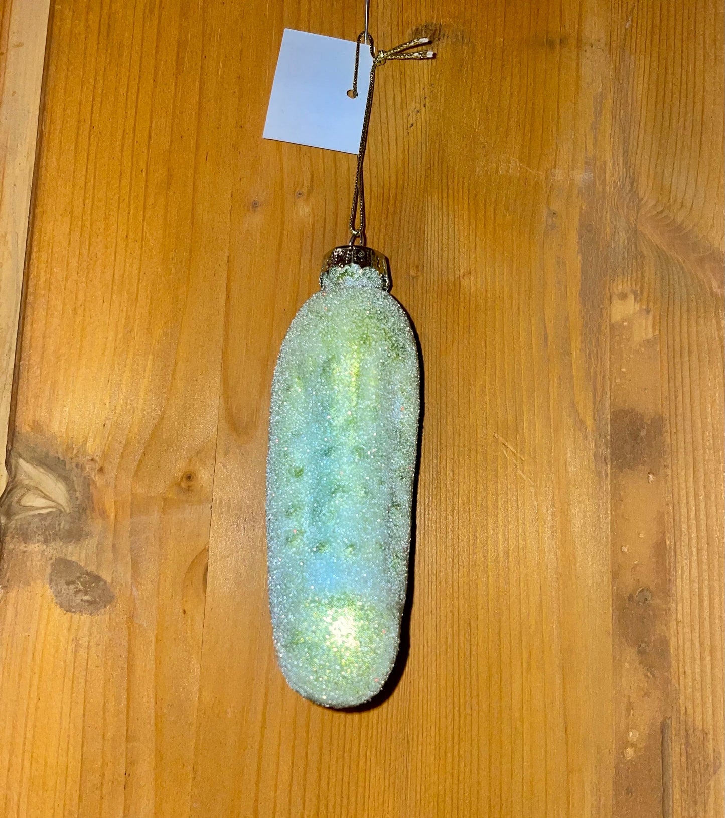 Christbaum Kugel, Weihnachtsschmuck, Gurke matt Weihnachtsgurke Weihnachten Alpenfunkeln