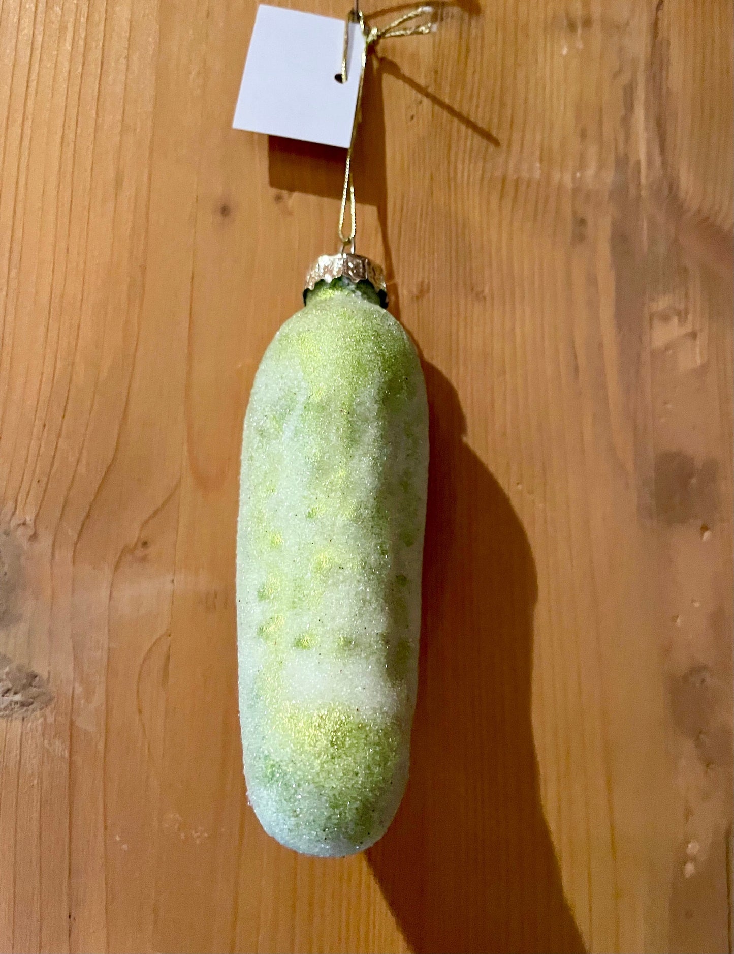 Christbaum Kugel, Weihnachtsschmuck, Gurke matt Weihnachtsgurke Weihnachten Alpenfunkeln