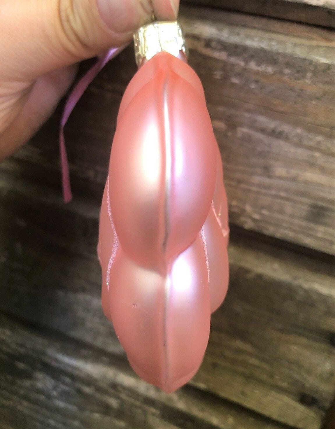 Christbaum Kugel, Weihnachtsschmuck, Rosenblüte, rosa Weihnachten Alpenfunkeln