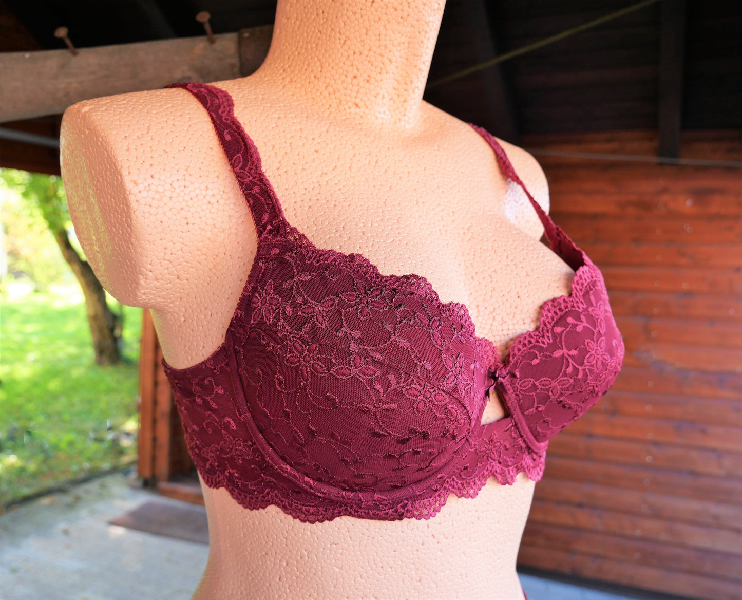 Dirndl BH, Nina von C., burgund, Push up BH Nina von C.