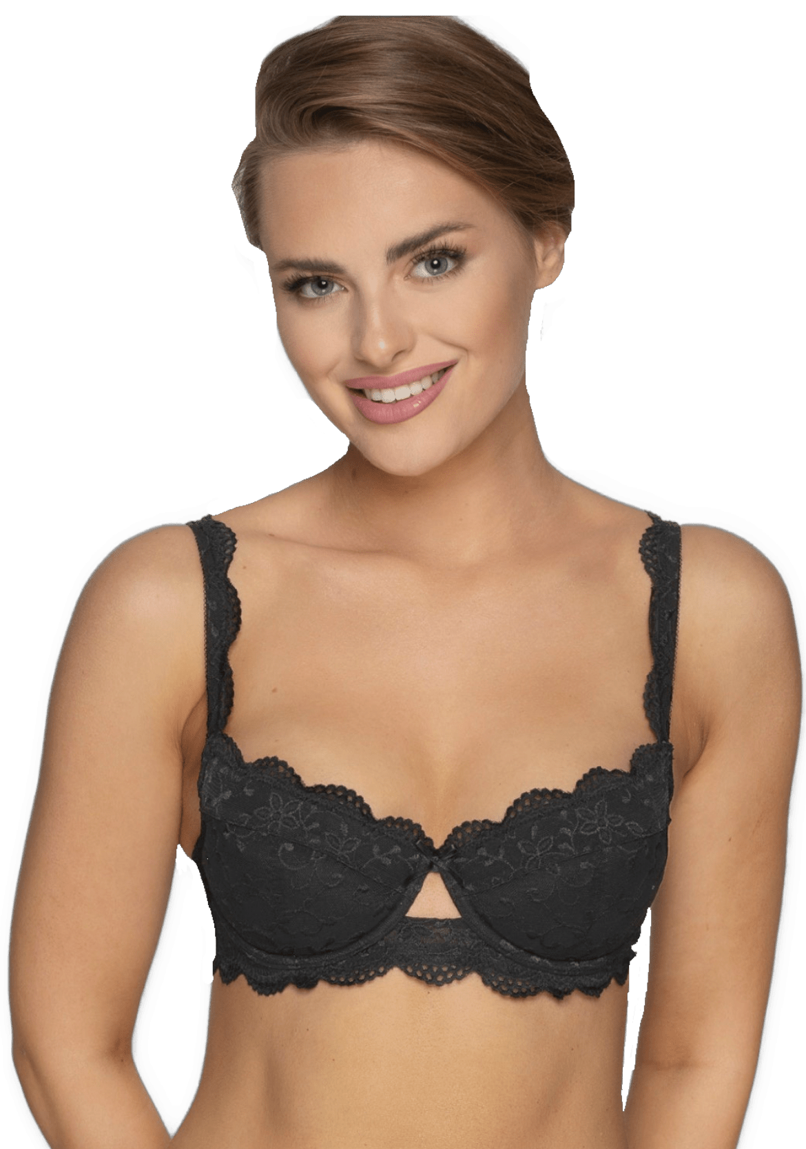 Dirndl BH, Nina von C., schwarz, Push up BH Nina von C.