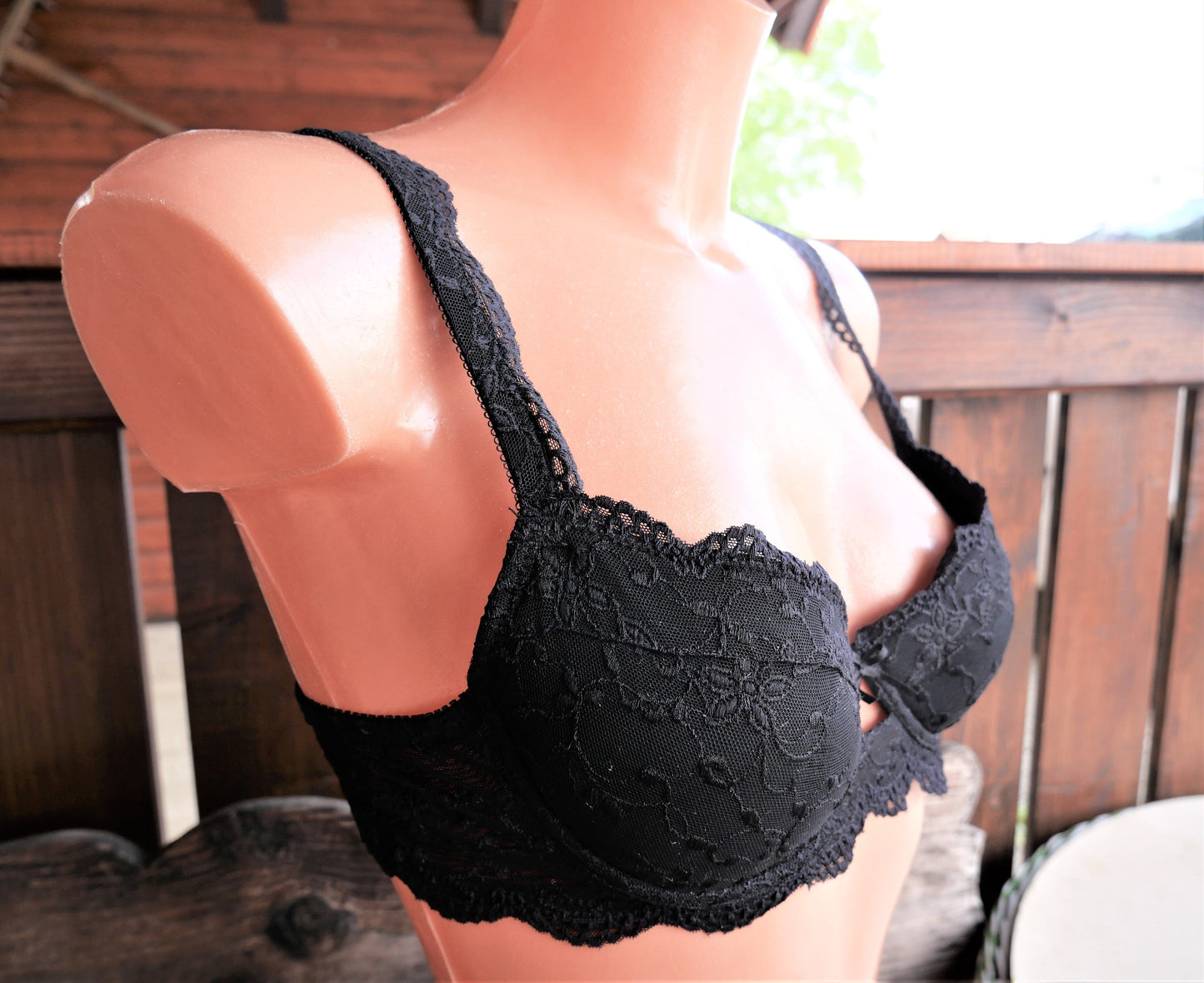 Dirndl BH, Nina von C., schwarz, Push up BH Nina von C.
