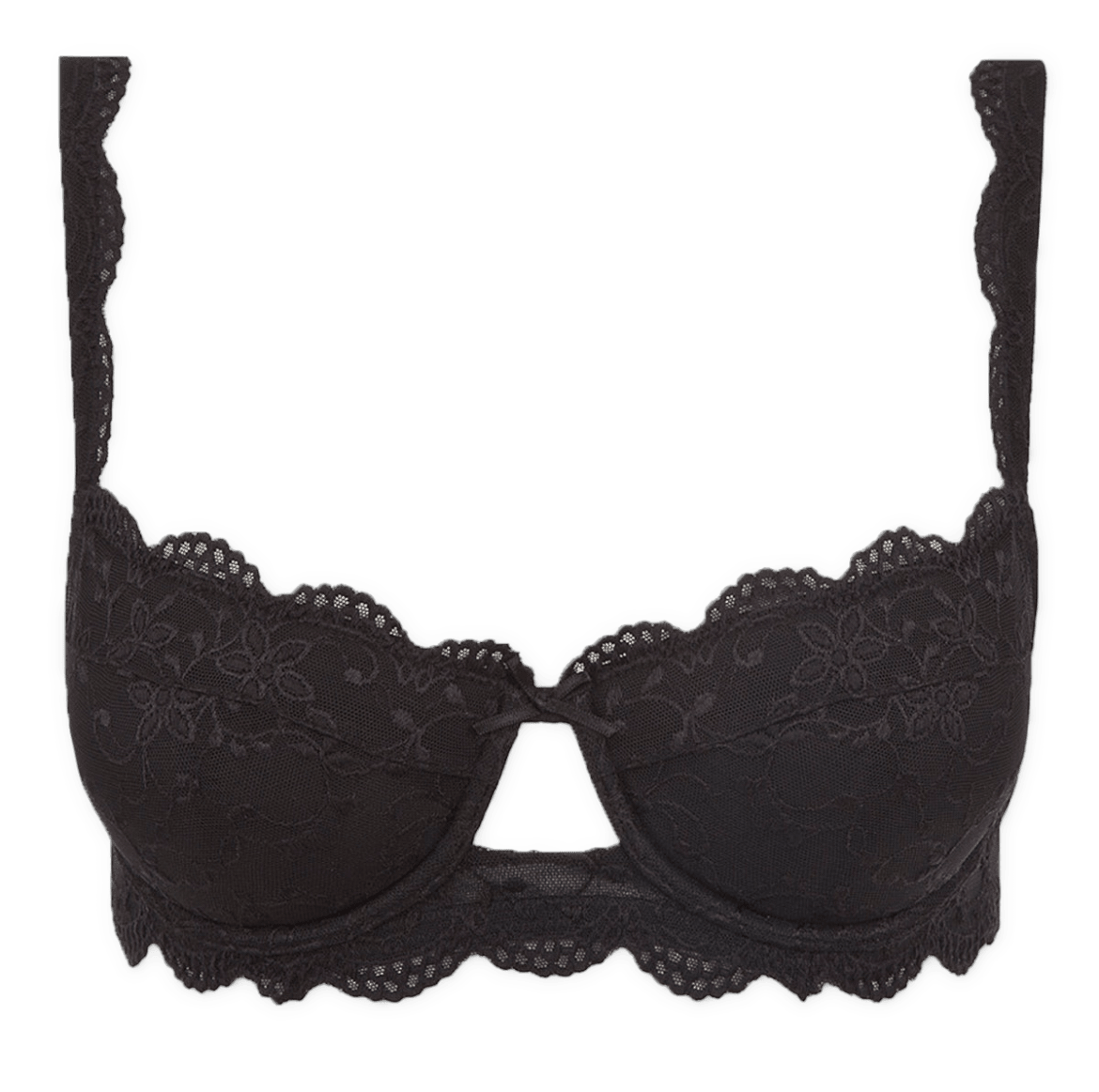 Dirndl BH, Nina von C., schwarz, Push up BH Nina von C.