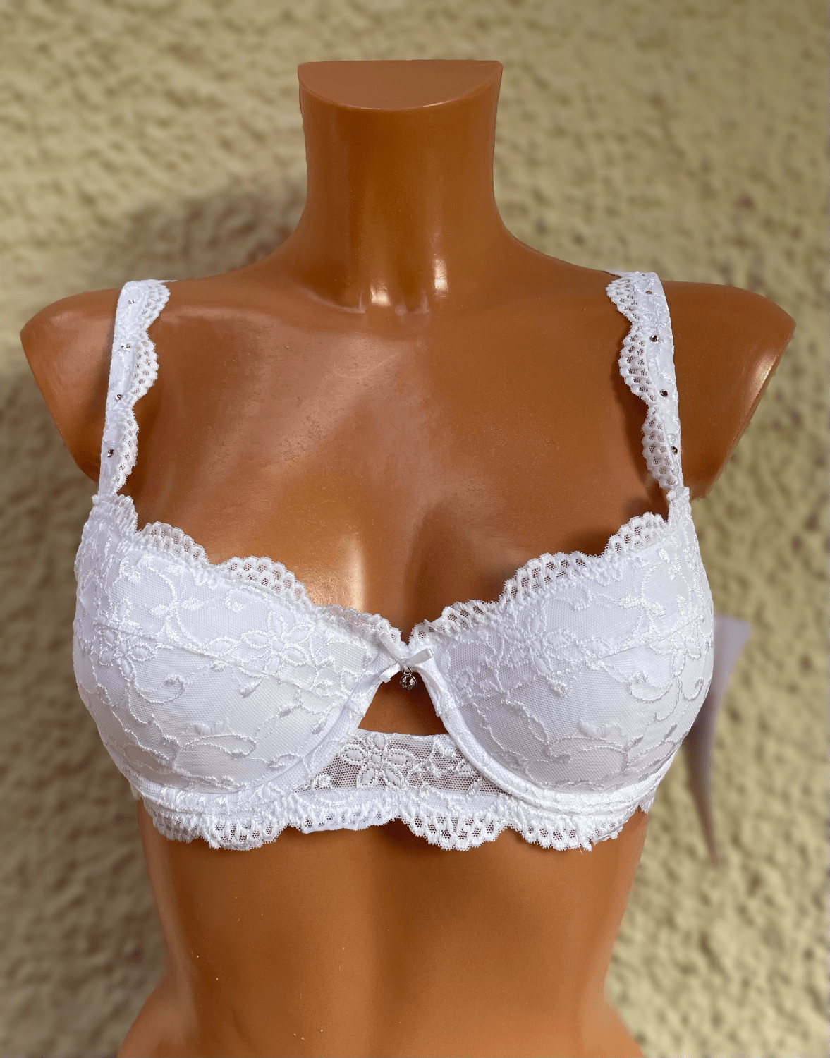 Dirndl BH, Nina von C., weiß, Push up mit Swarovski BH Nina von C.