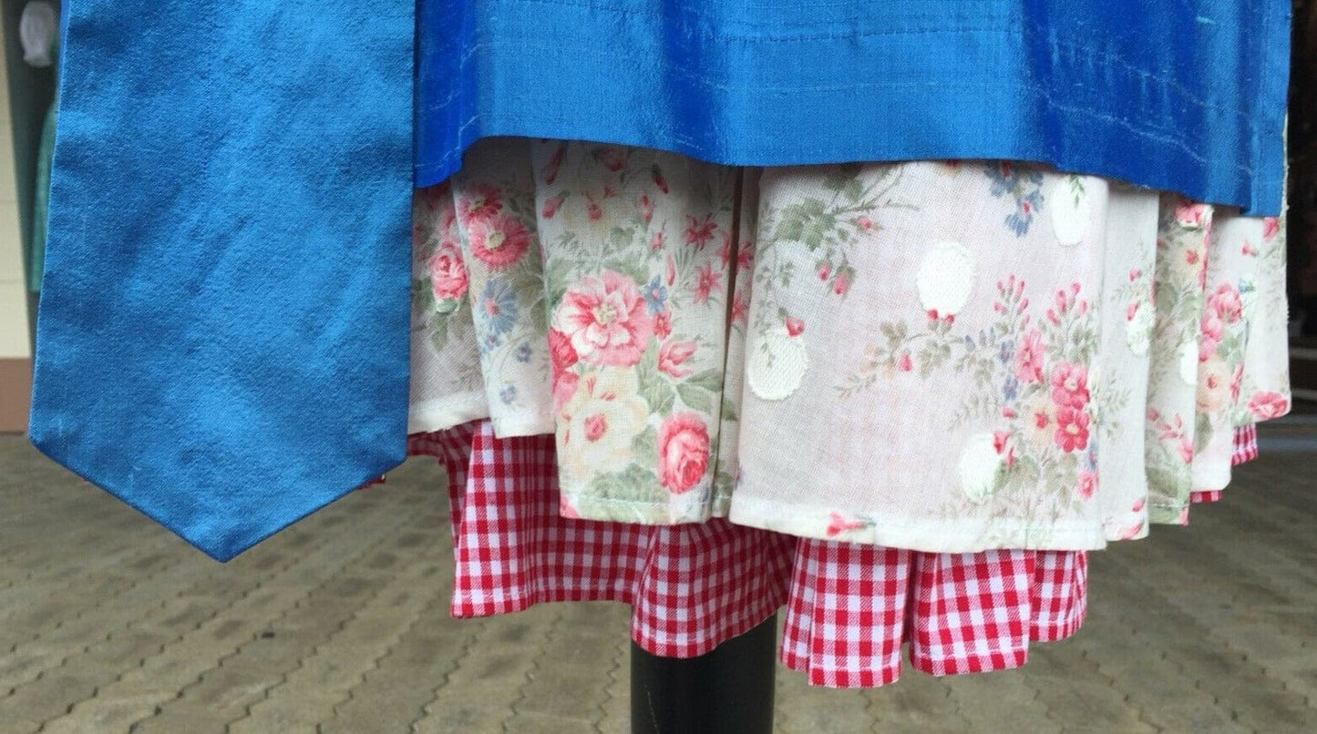 Dirndl Kleid, Bandeau, Ellersdorfer, hell, rot, Midi Dirndl Ellersdorfer