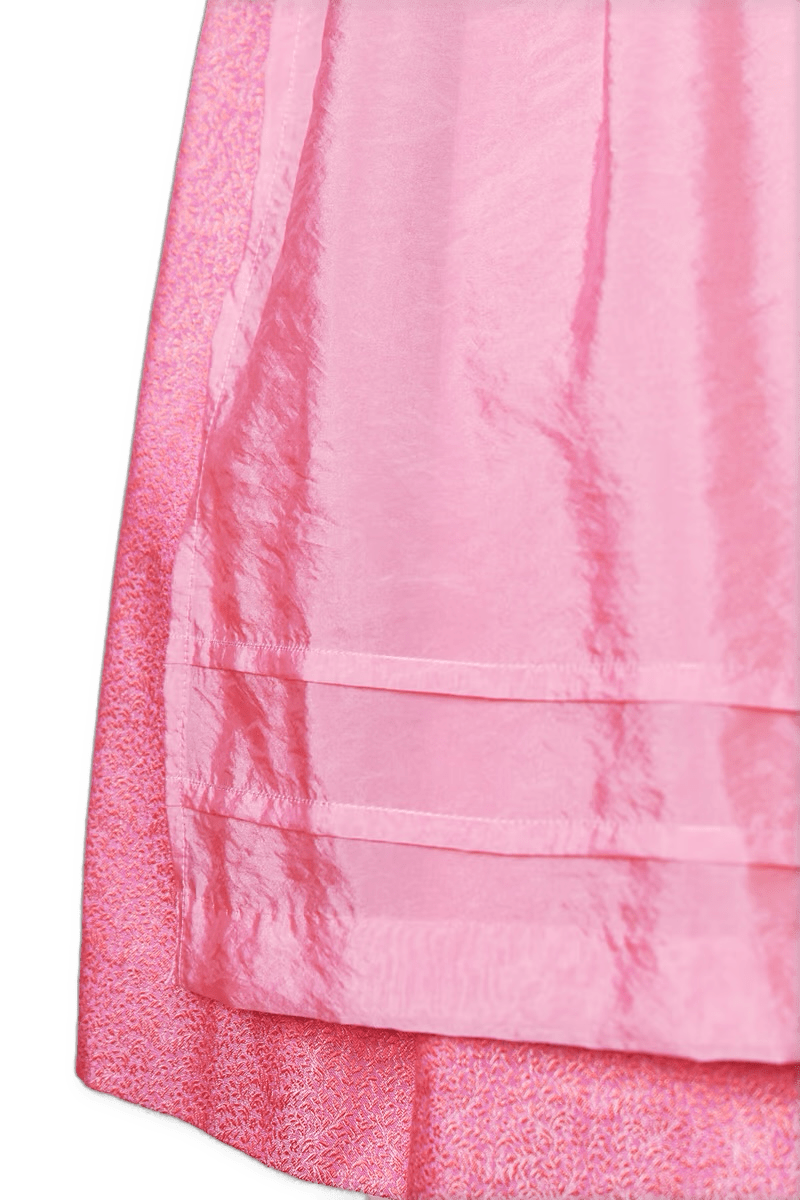 Dirndl Krüger Collections, Amandine, 70 cm, rot rosa Dirndl Krüger