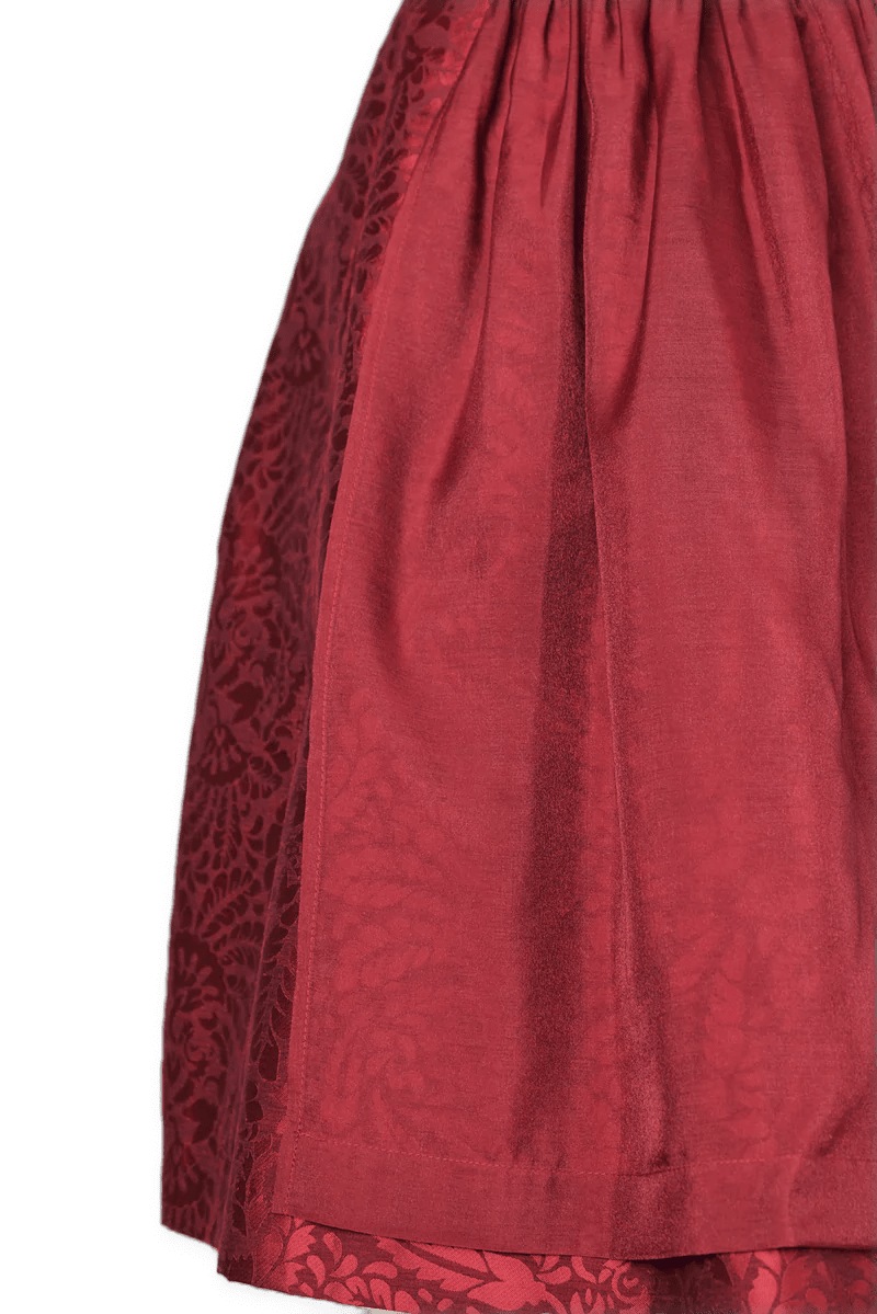 Dirndl Krüger Collections, Shiloh, 70 cm, rot mit Charivari Dirndl Krüger