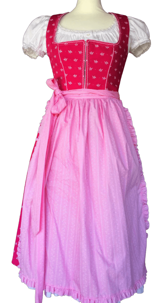 Dirndl Trentini, Palina, rosa pink, Midi 70 cm, Waschdirndl Dirndl Julia Trentini