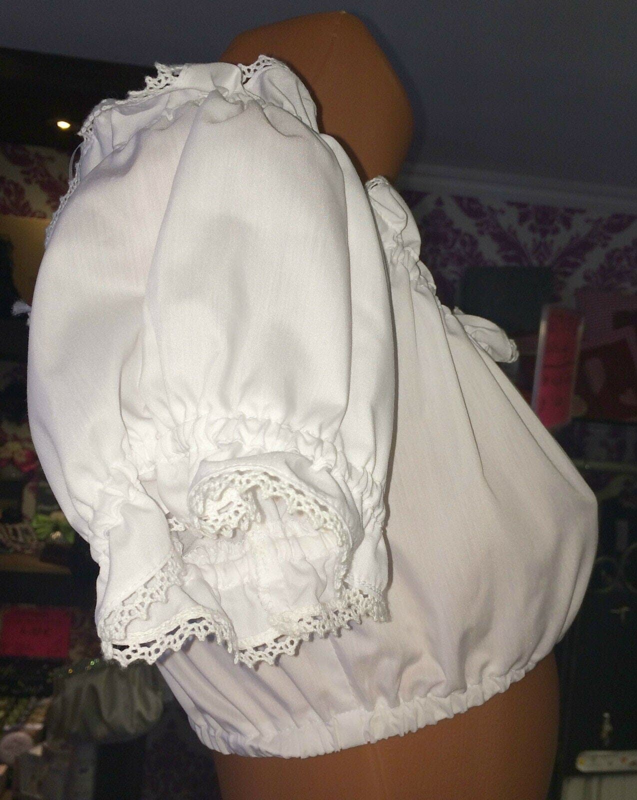 Dirndlbluse, Hess, weiß, Carmenbluse Gr. 36 Dirndlblusen Hess