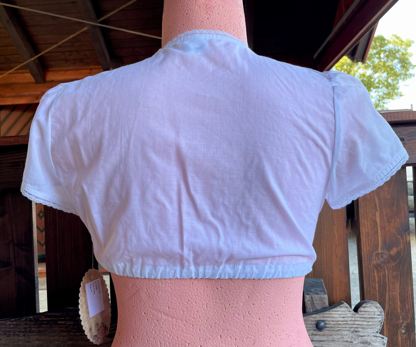Dirndlbluse Julia Trentini, Elise, weiß, Knöpfe Dirndlblusen Julia Trentini