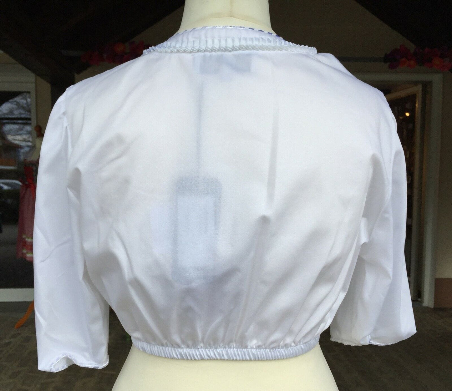 Dirndlbluse Kinga Mathe, Viola, weiß, Haken Dirndlblusen Kinga Mathe