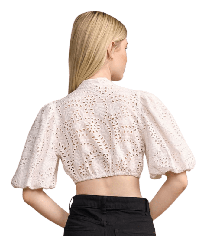 Dirndlbluse Krüger, Aleyna, halbarm, Puffärmel Dirndlblusen Krüger