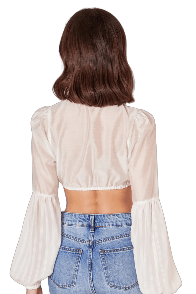 Dirndlbluse Krüger Collection, Dilara, hochgeschlossen, langarm, ecru Dirndlblusen Krüger