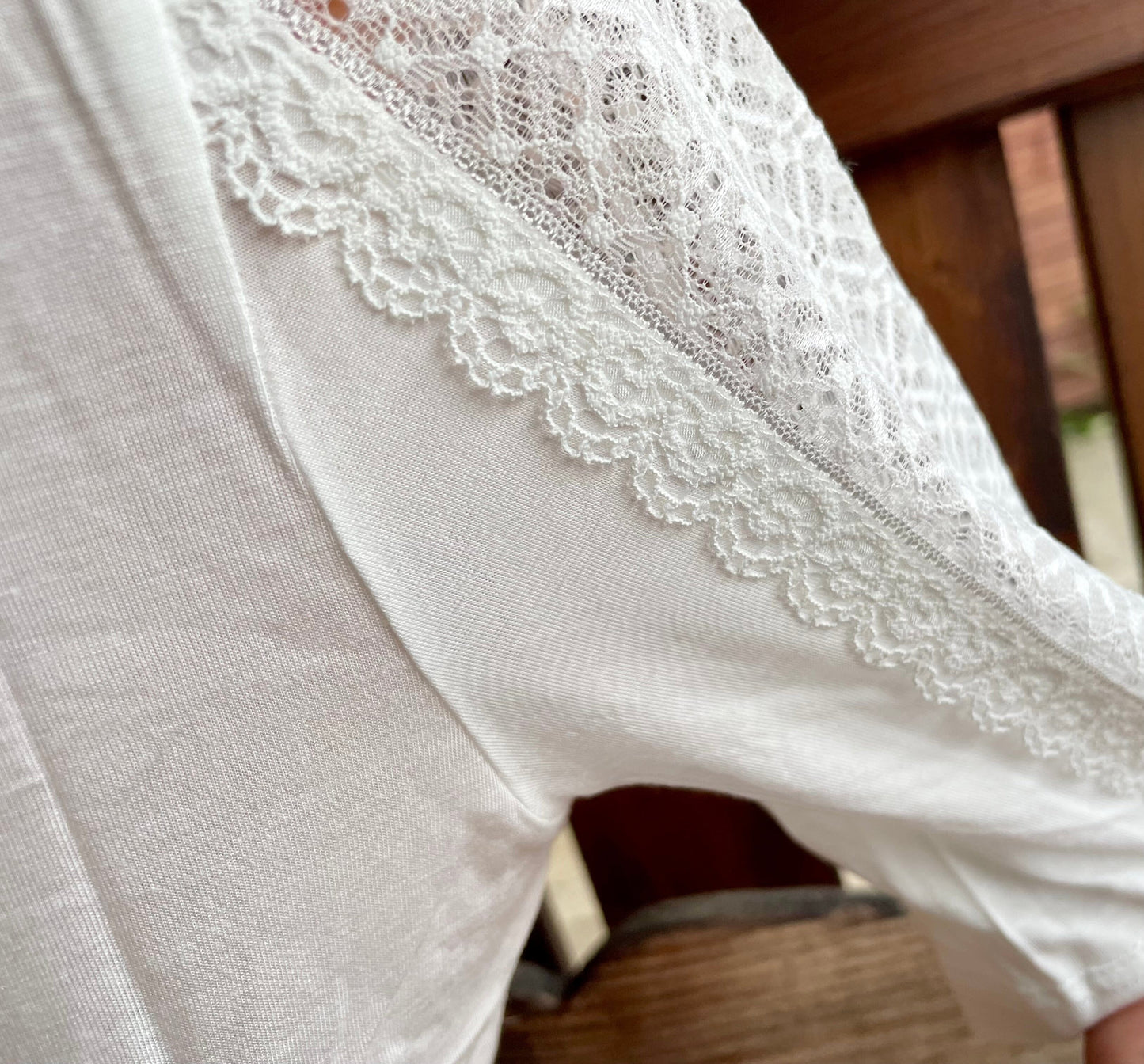 Dirndlbluse Krüger Collections, Guiliana, ecru, hochgeschlossen Dirndlblusen Krüger