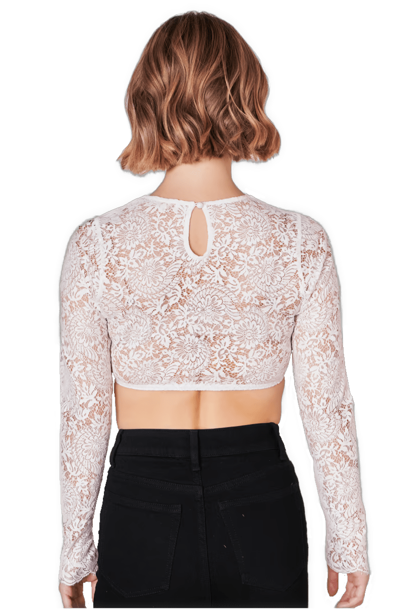 Dirndlbluse Krüger Collections, hochgeschlossen, langarm, Raffaella, ecru Dirndlblusen Krüger