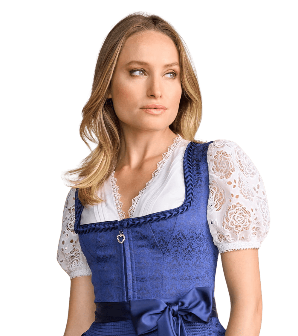 Dirndlbluse Krüger, Geli, kurzarm, Puffärmel Dirndlblusen Krüger