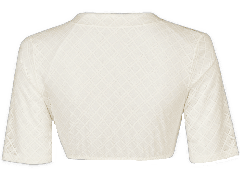 Dirndlbluse Nina von C., Lea champagner, halbarm, V-Ausschnitt Dirndlblusen Nina von C.