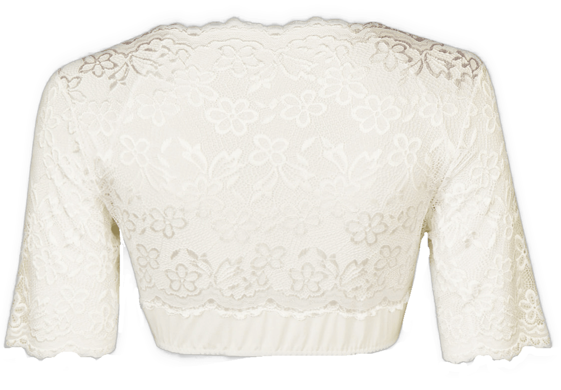Dirndlbluse Nina von C., Manon, Spitze, champagner, halbarm Dirndlblusen Nina von C.