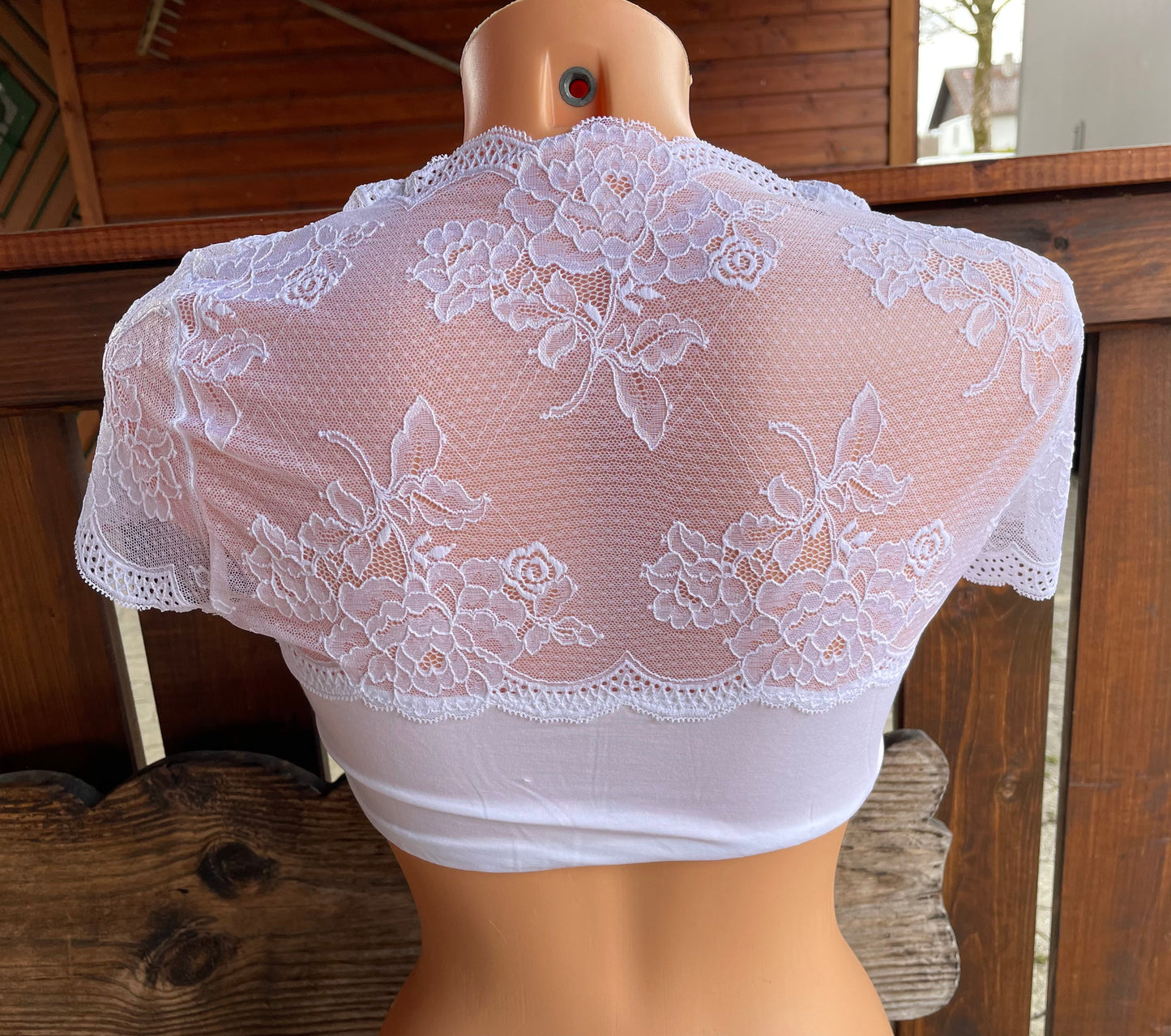 Dirndlbluse Nina von C., Mara, weiß, kurzarm, Blüten Dirndlblusen Nina von C.