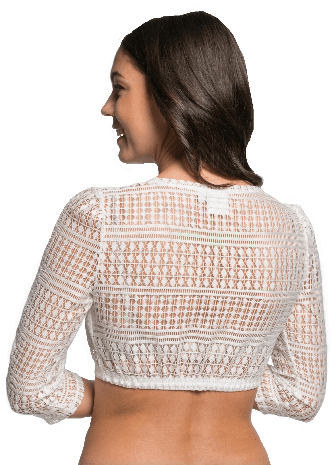 Dirndlbluse Spieth & Wensky Elster, 3/4 Arm, offwhite Dirndlblusen Spieth & Wensky