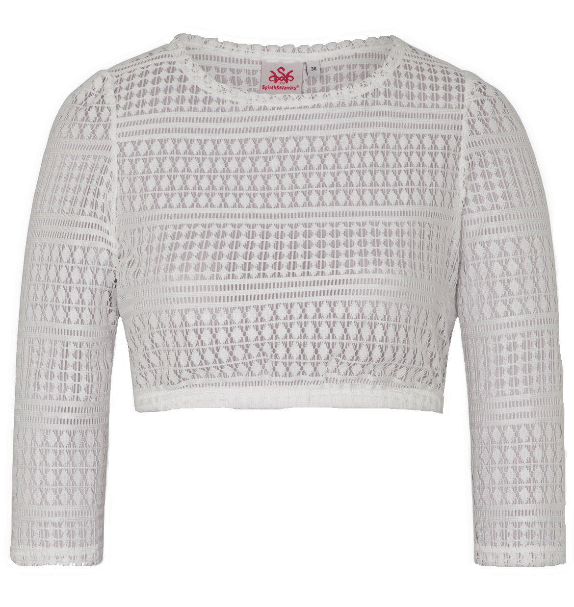 Dirndlbluse Spieth & Wensky Elster, 3/4 Arm, offwhite Dirndlblusen Spieth & Wensky