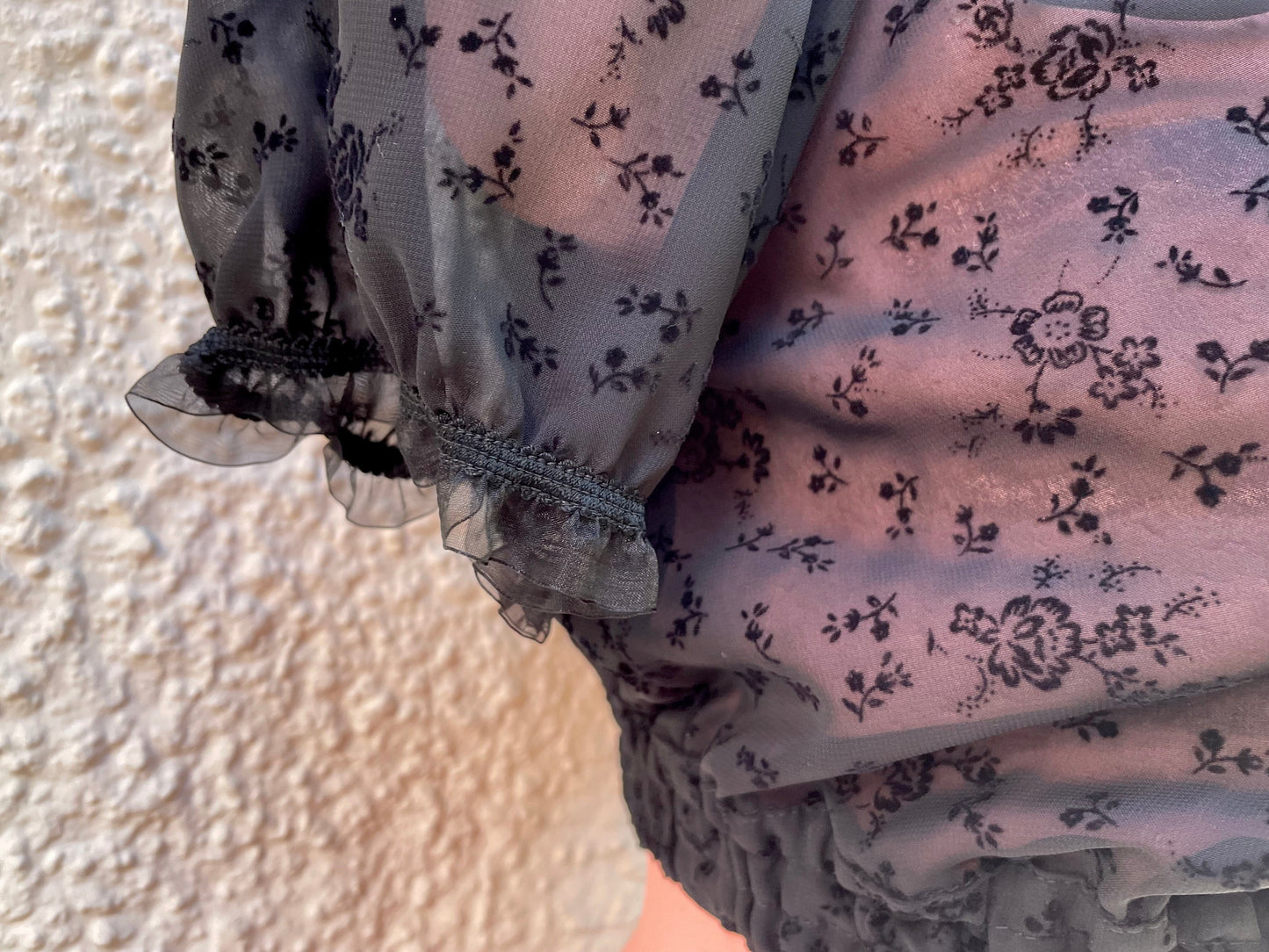 Dirndlbluse Sportalm, Klara, schwarz, kurzarm, V- Ausschnitt Dirndlblusen Sportalm