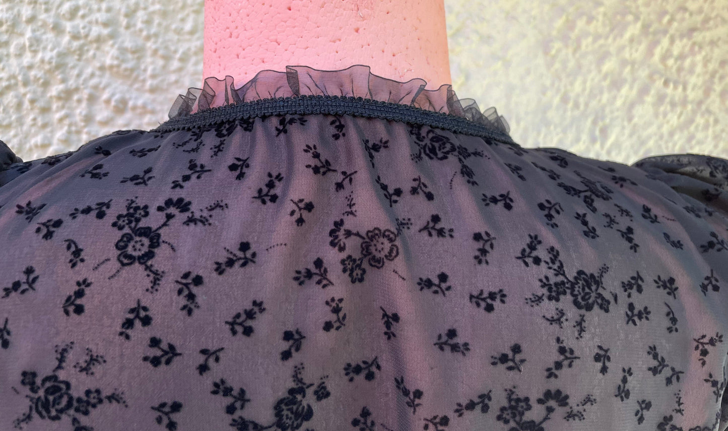 Dirndlbluse Sportalm, Klara, schwarz, kurzarm, V- Ausschnitt Dirndlblusen Sportalm