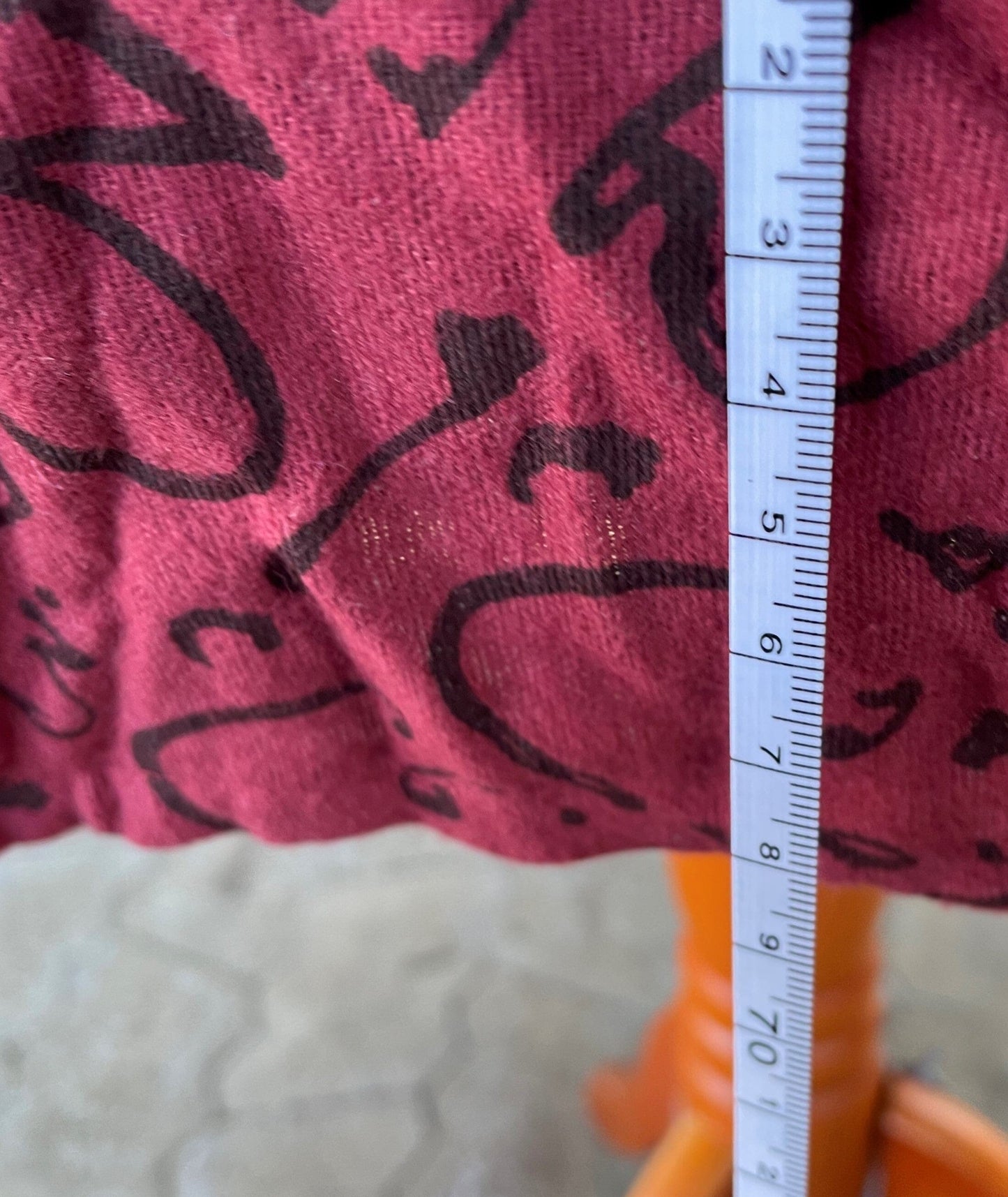 Dirndlschürze, Schürze, bordeaux, burgund, Midi für 70 cm, Gr. 2 Schürze Eigenmarke
