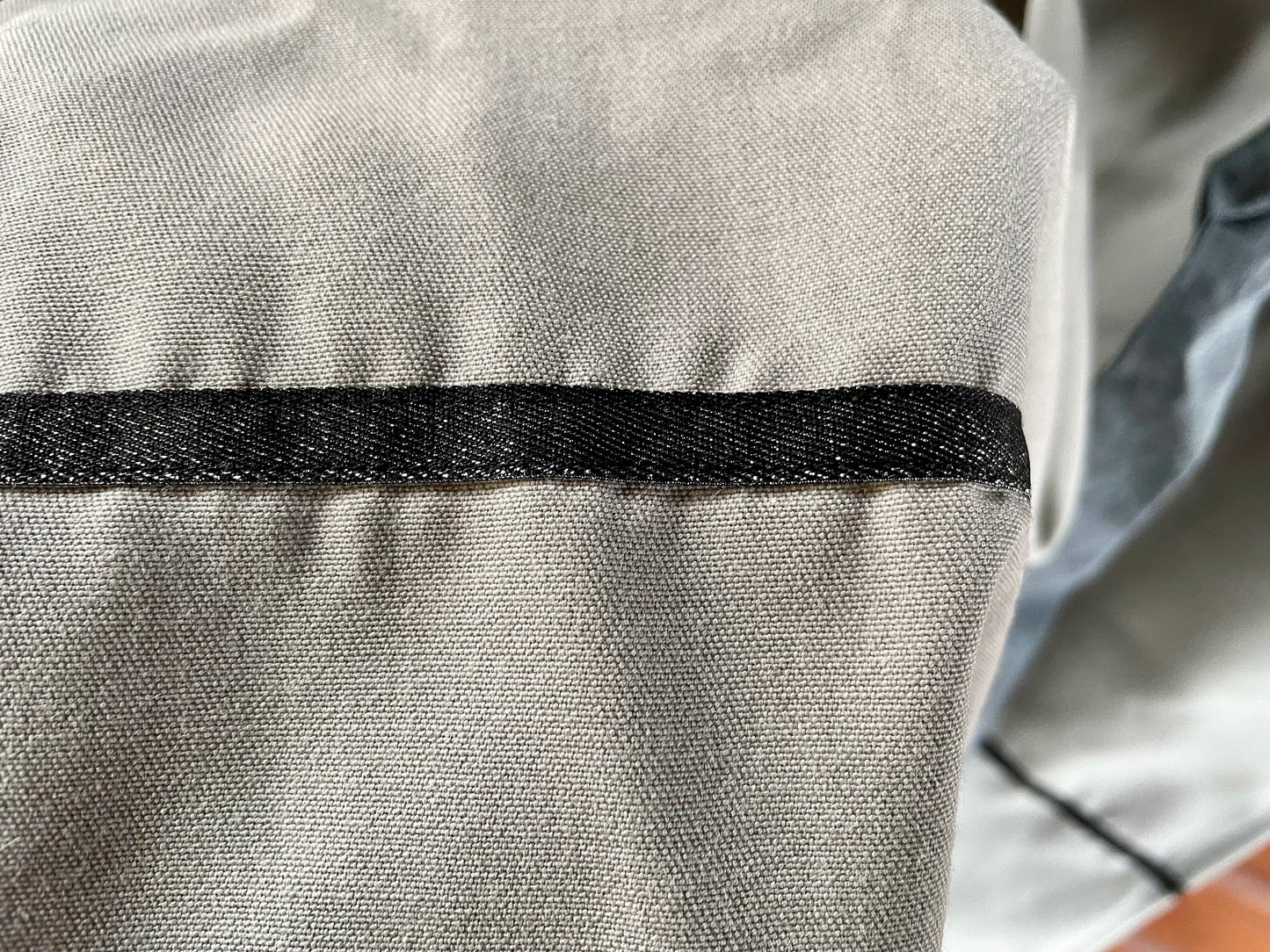 Dirndlschürze, Schürze, hellgrau grau für 85er , Gr. 2 Schürze Eigenmarke