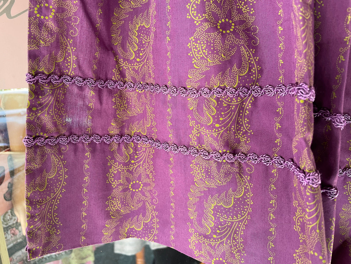 Dirndlschürze, Schürze, lila Midi für 75 cm, Gr. 36/38 Schürze Eigenmarke