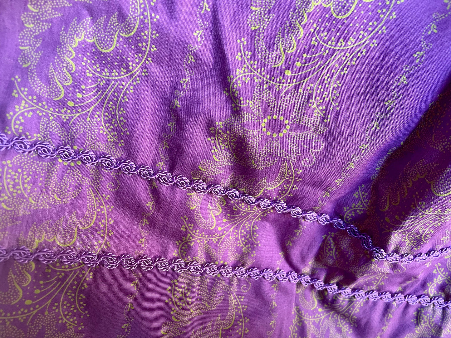 Dirndlschürze, Schürze, lila Midi für 75 cm, Gr. 36/38 Schürze Eigenmarke