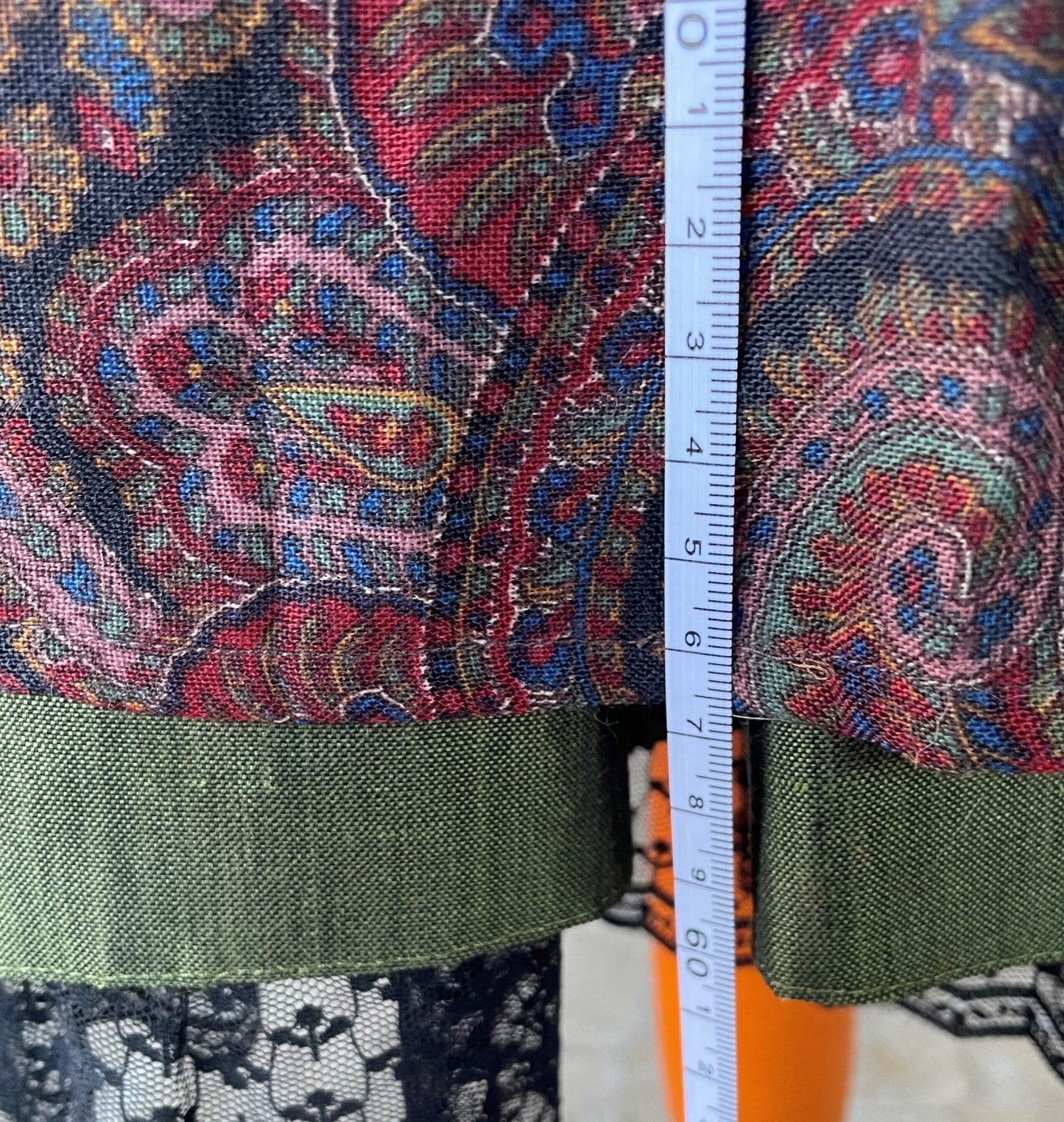 Dirndlschürze, Schürze, Paisley für 60 65 cm, Gr. 2 Schürze Eigenmarke