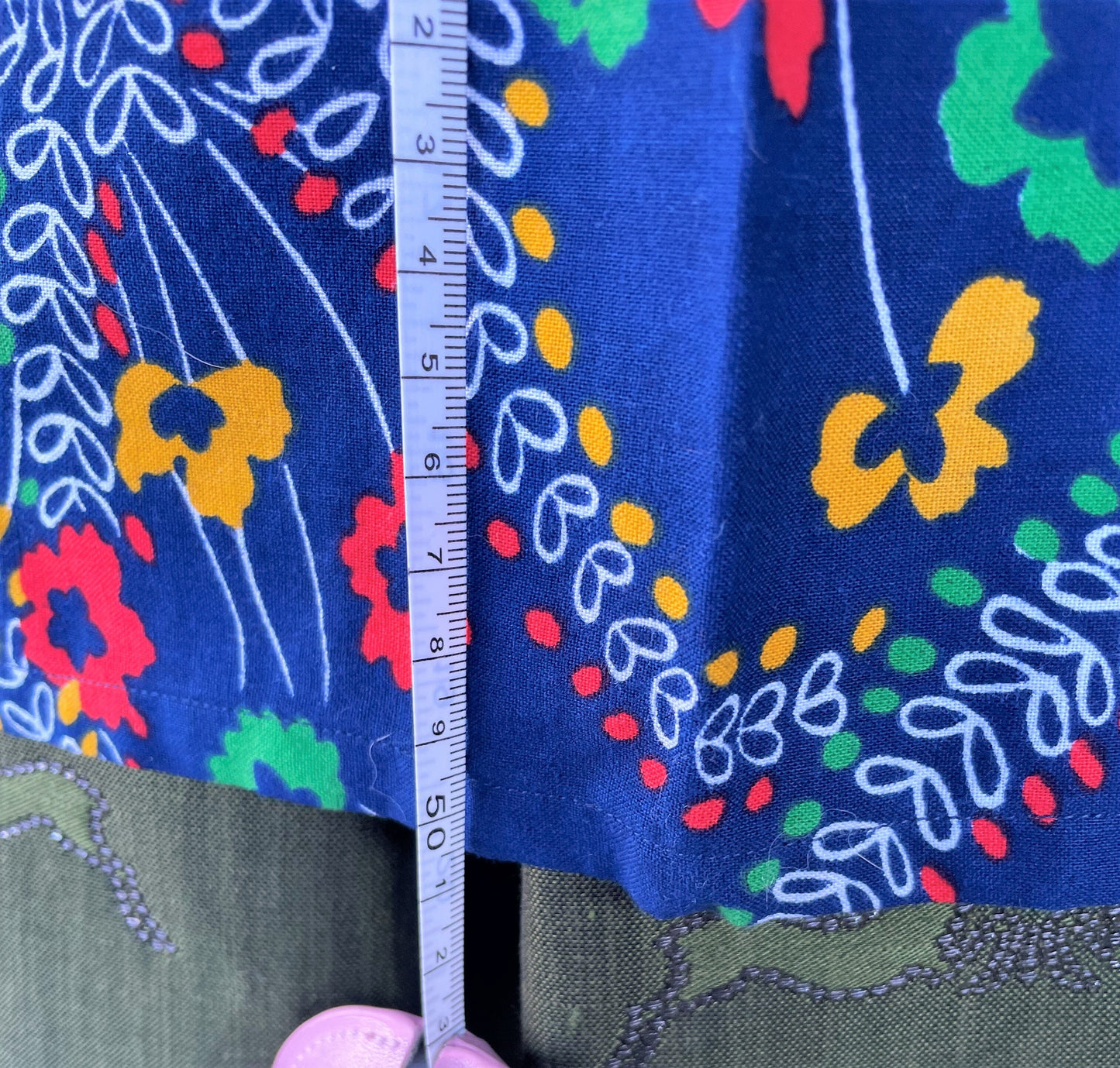 Dirndlschürze, Schürze, Retro, dunkelblau für 55 60 cm, Gr. 2 Schürze Eigenmarke