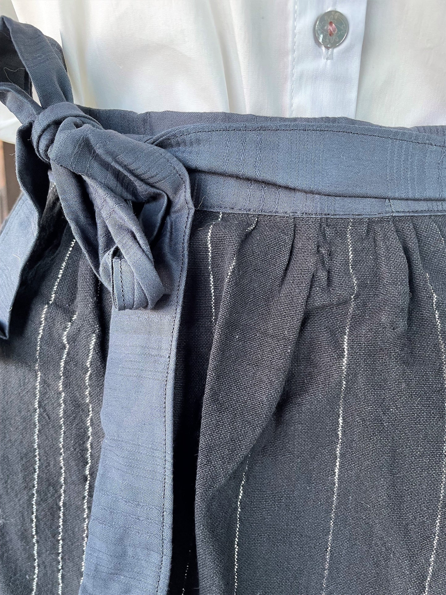 Dirndlschürze, Schürze, schwarz gestreift Mini für 55 cm, Gr. 2 Schürze Eigenmarke
