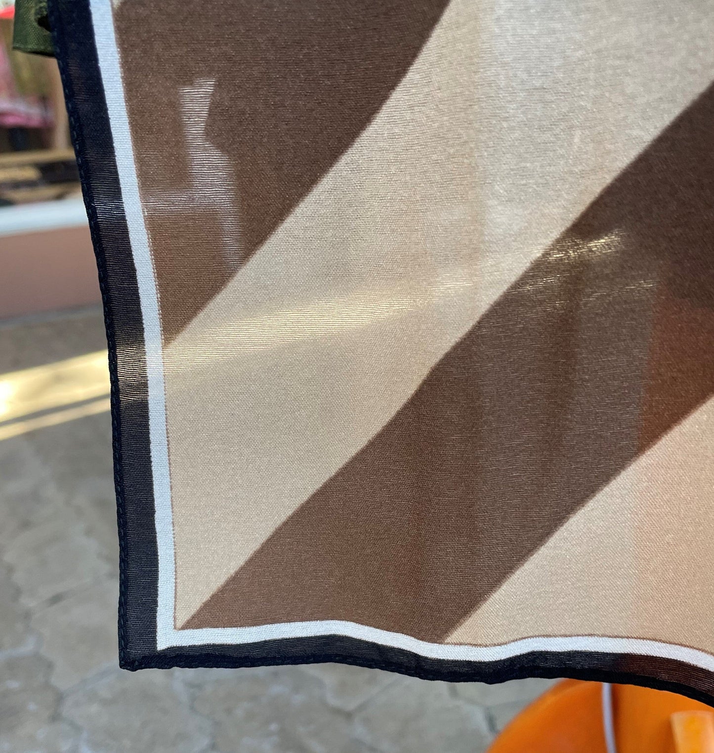 Dirndlschürze, Schürze, Tuch, braun, beige, Midi für 80 cm, Gr. 2 Schürze Eigenmarke