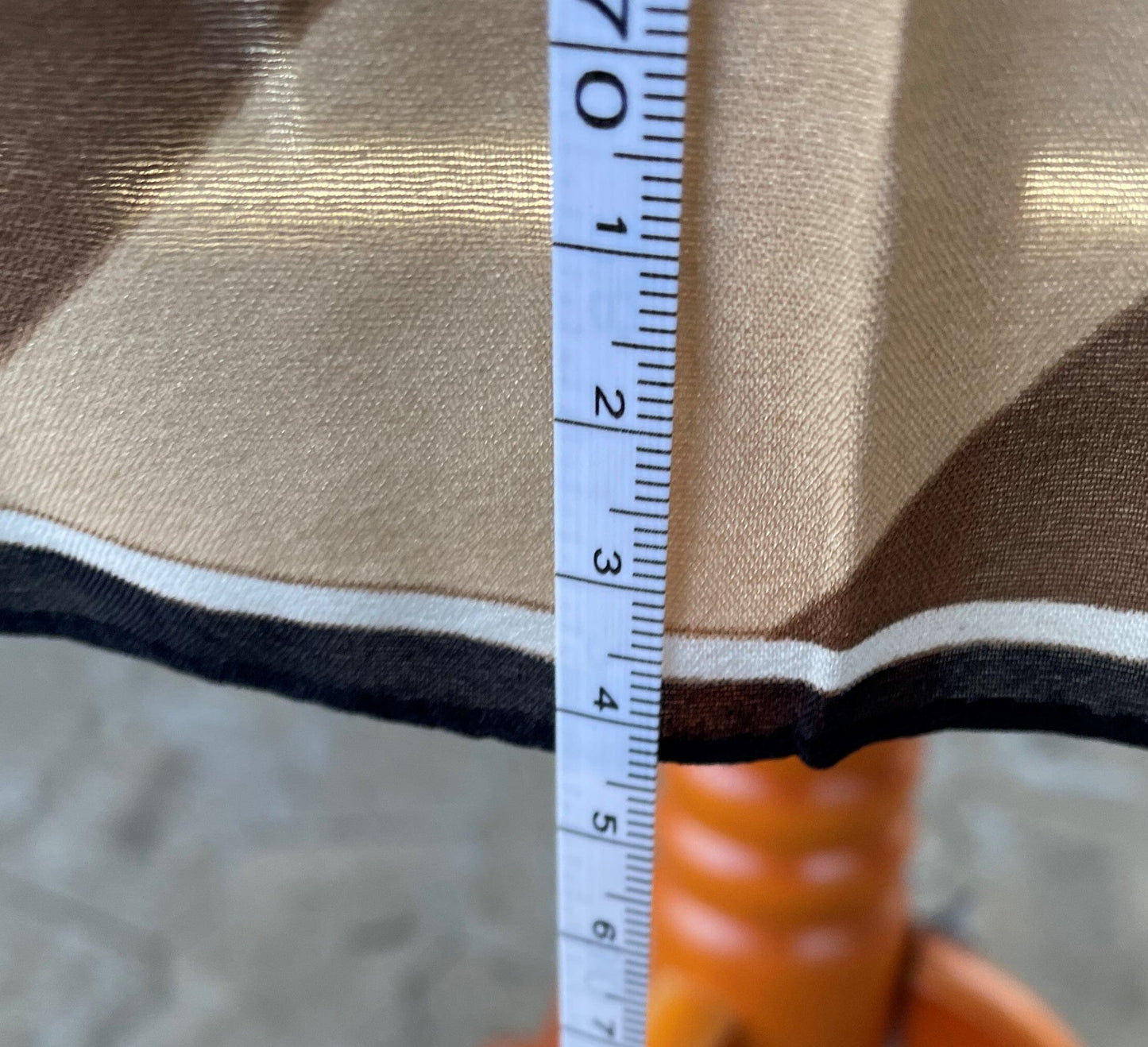 Dirndlschürze, Schürze, Tuch, braun, beige, Midi für 80 cm, Gr. 2 Schürze Eigenmarke