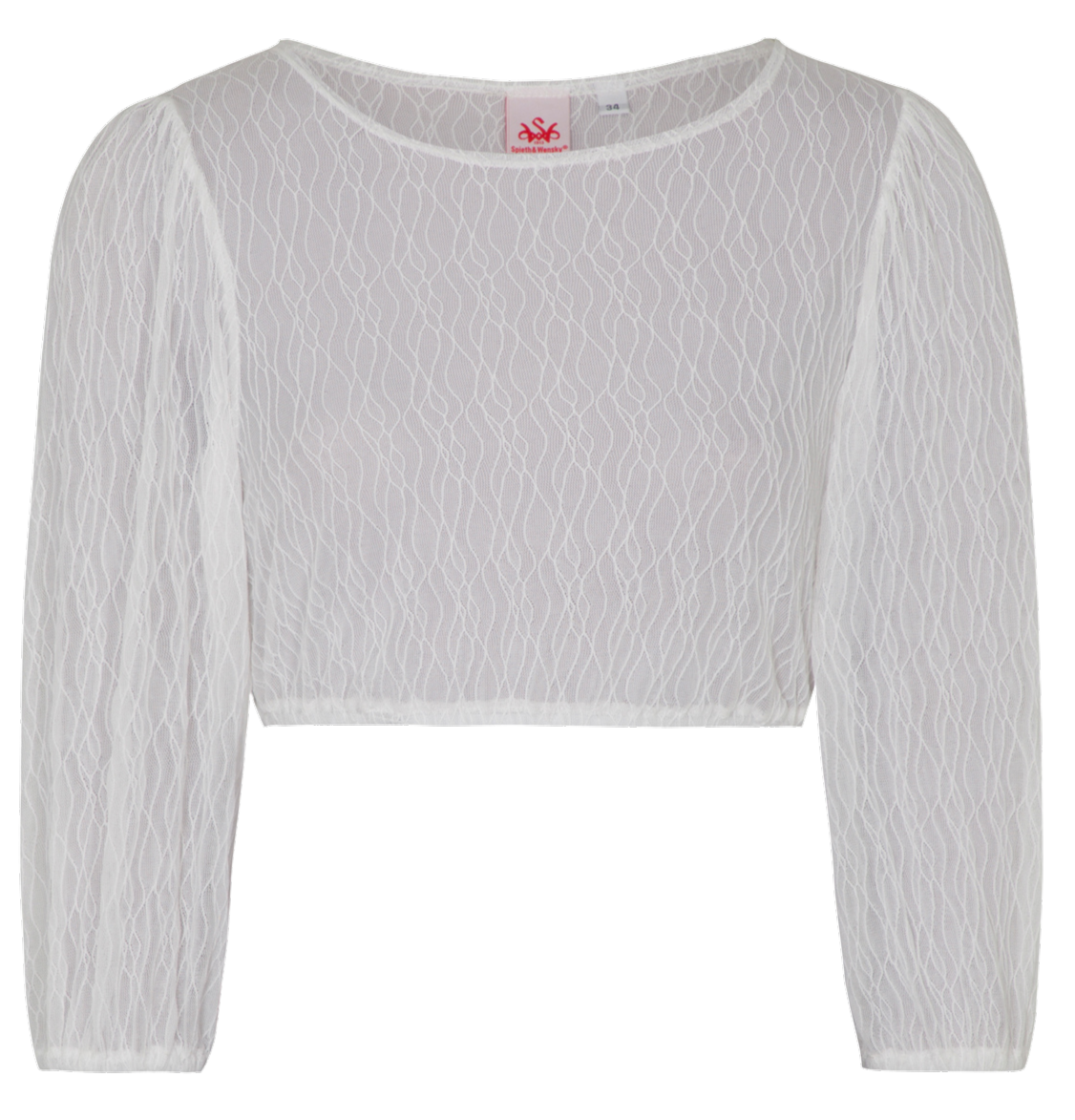 Dirndlbluse, Spieth & Wensky, offwhite, Franzi hochgeschlossen