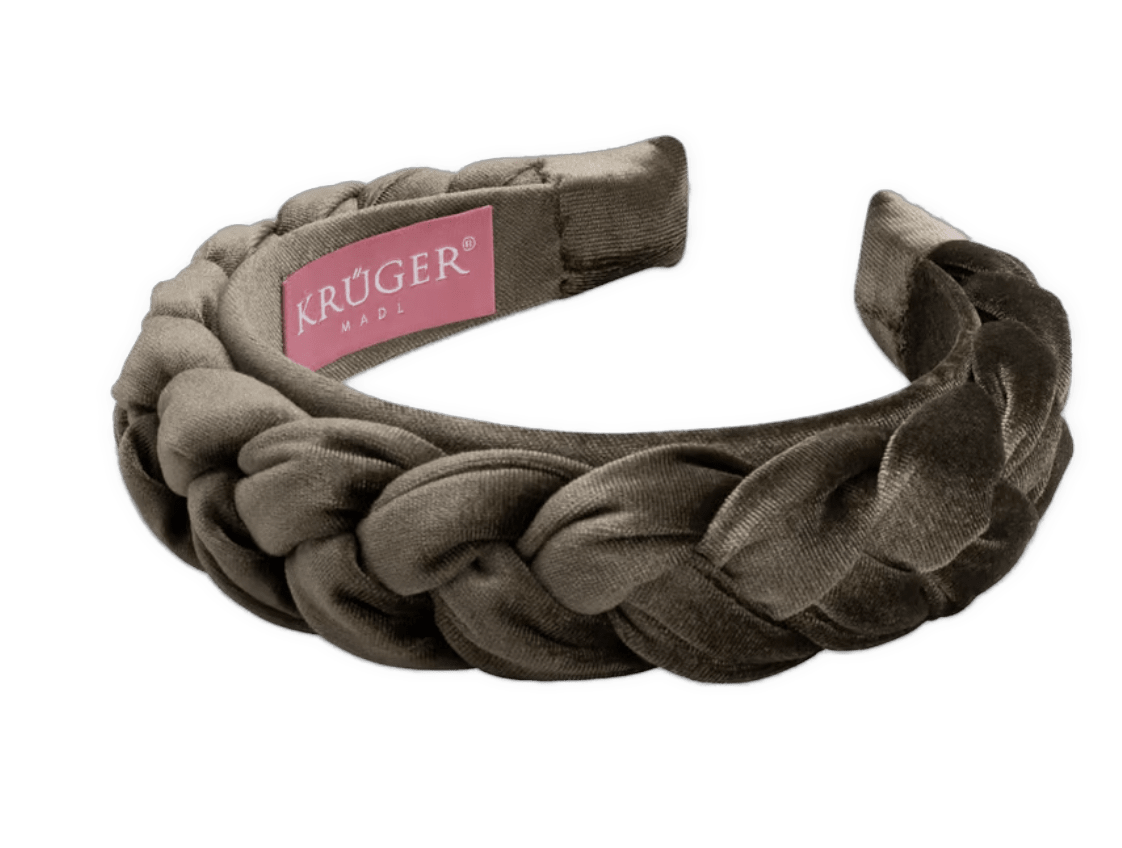 Haarschmuck, Haarreifen Samt blau, bordeaux, beige, braun, grün, rosa Haarschmuck Alpenwahn