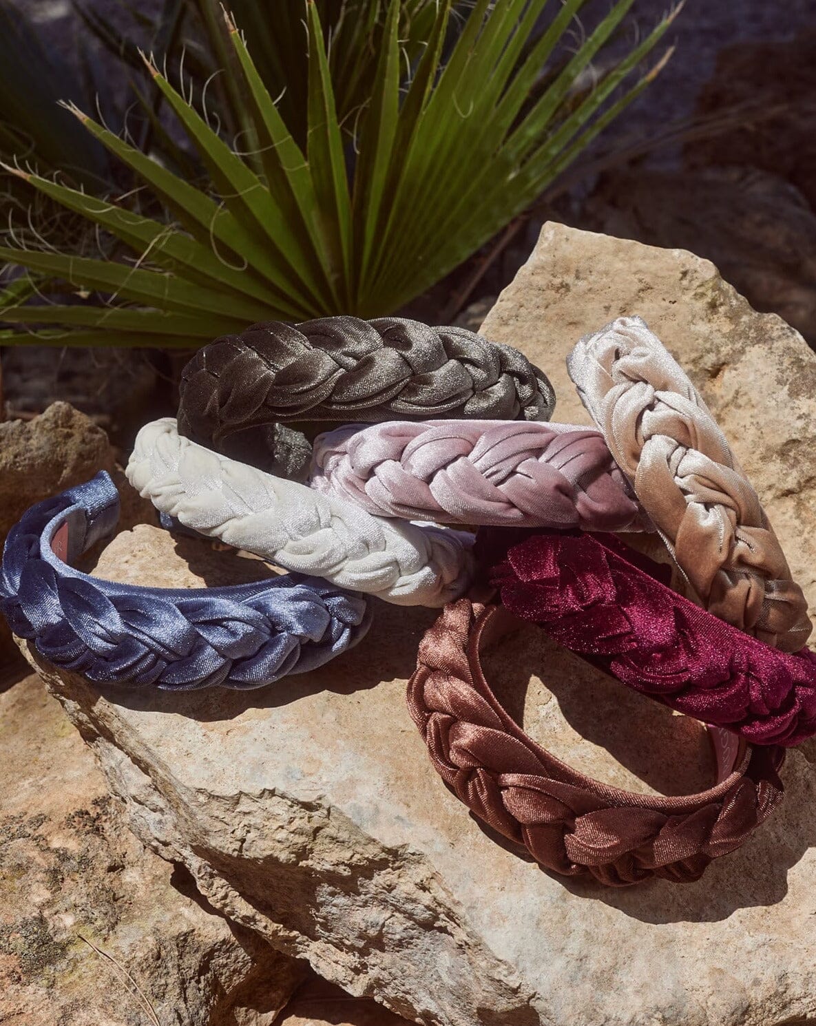 Haarschmuck, Haarreifen Samt blau, bordeaux, beige, braun, grün, rosa Haarschmuck Alpenwahn