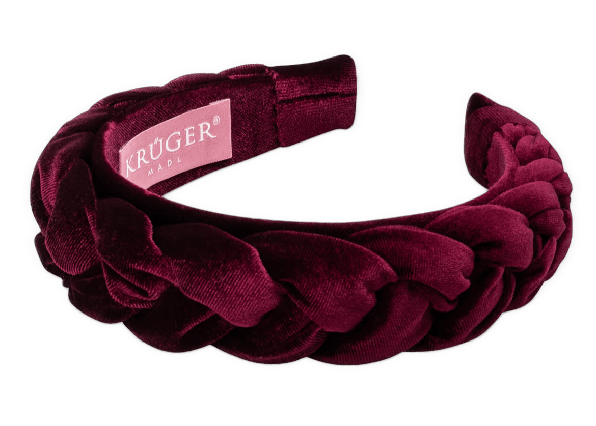 Haarschmuck, Haarreifen Samt blau, bordeaux, beige, braun, grün, rosa Haarschmuck Alpenwahn